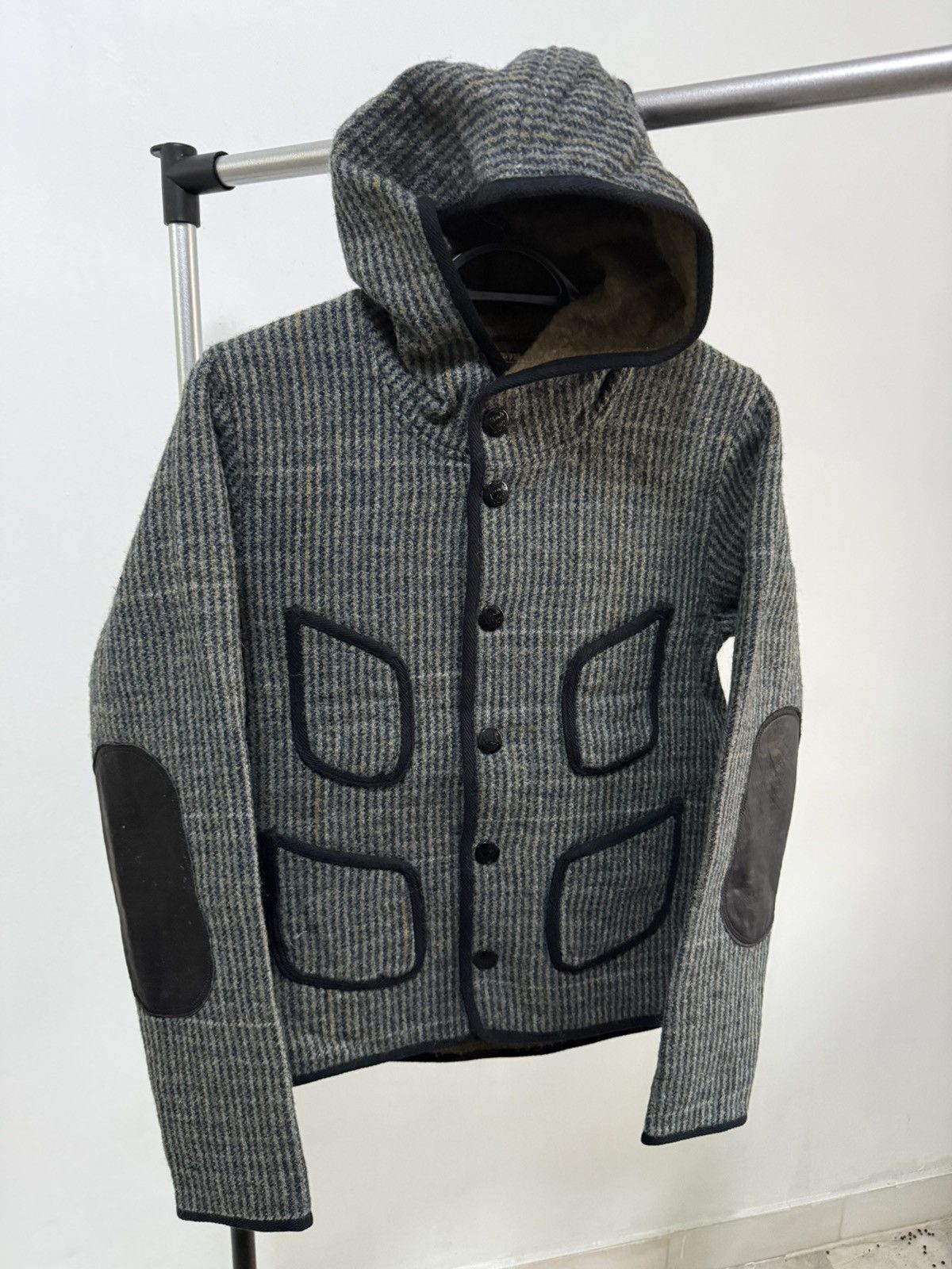 Kapital Kapital Wool-Hemp "Kamp" Hooded Jacket Size US XS / EU 42 / 0 - 3 Thumbnail
