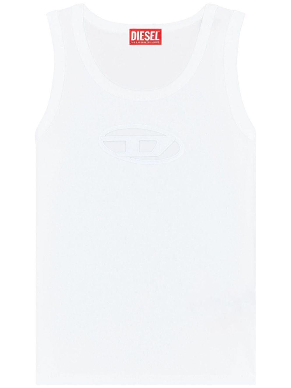 Diesel `T-Lynys-Od` Tank Top With Cut-Out `Oval D` Logo Size M / US 6-8 / IT 42-44 - 1 Thumbnail
