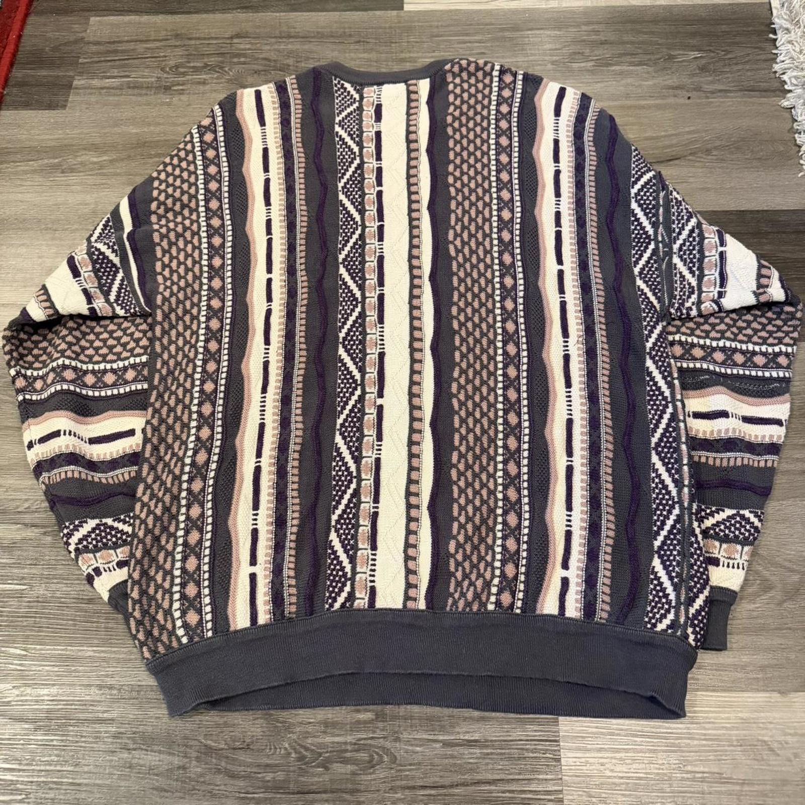 Other vintage capiati for men coogi style 3D knit sweater 90s XL Size US XL / EU 56 / 4 - 5 Thumbnail