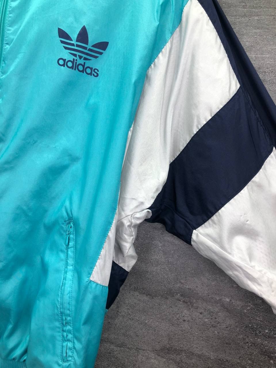 Vintage Vintage Mens Adidas Olympic 90s Track Jacket stripes rare Size US S / EU 44-46 / 1 - 5 Thumbnail