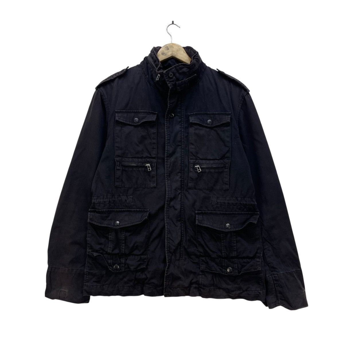 Blue Blue Japan 💥Japanese Brand Takeo Kikuchi Army Style Jacket Size US M / EU 48-50 / 2 - 1 Thumbnail
