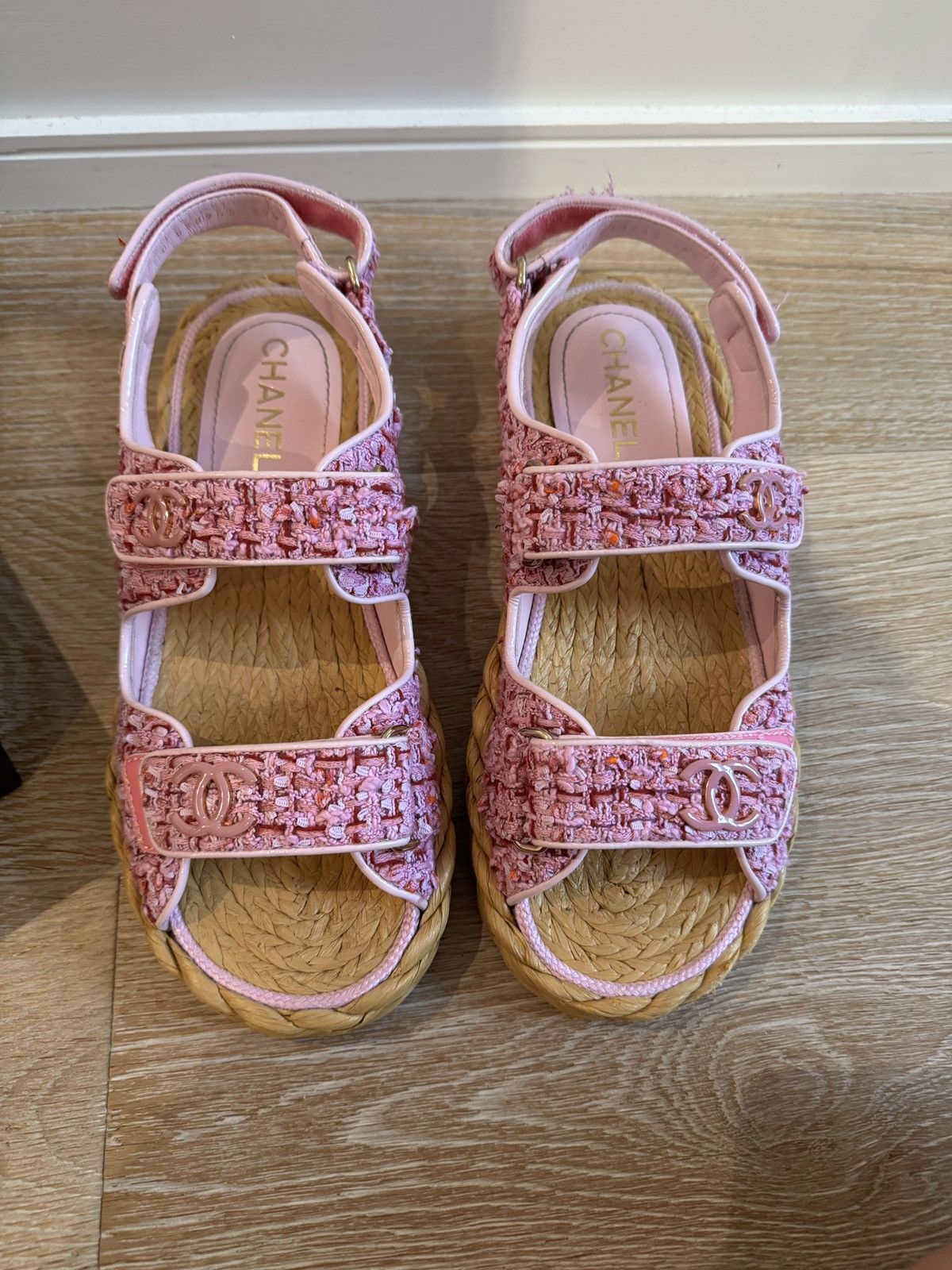 Chanel CHANEL Dad Sandals Size US 9.5 / IT 39.5 - 1 Thumbnail