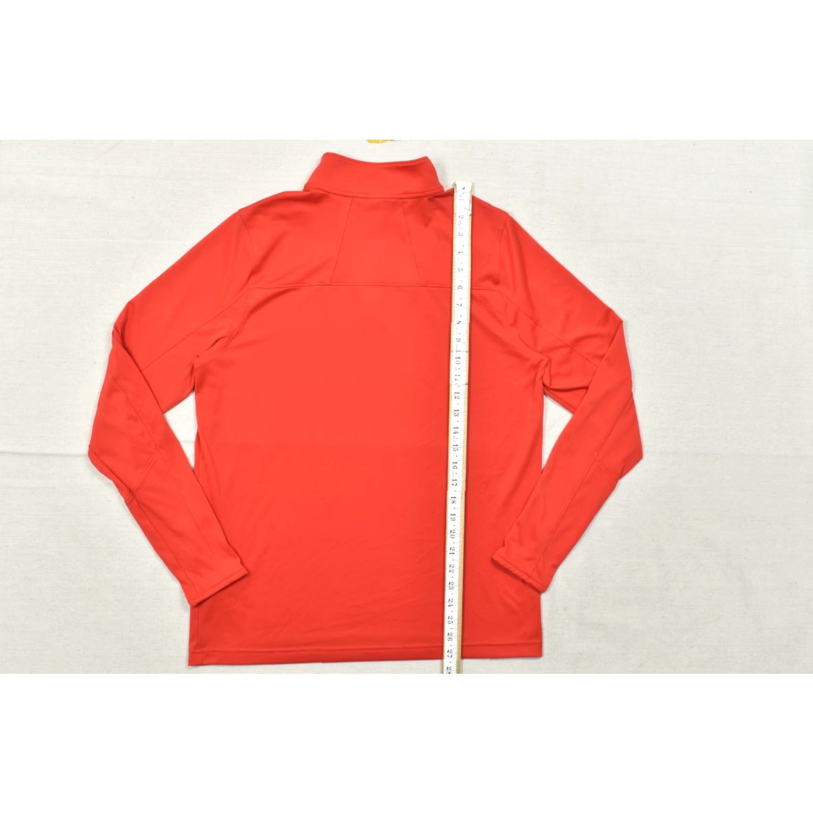 Under Armour Under Armour HeatGear Men's Red 1/4 Zip Pullover Long Sleeve Mock Neck Slim Fit Pullover Size US M / EU 48-50 / 2 - 8 Thumbnail