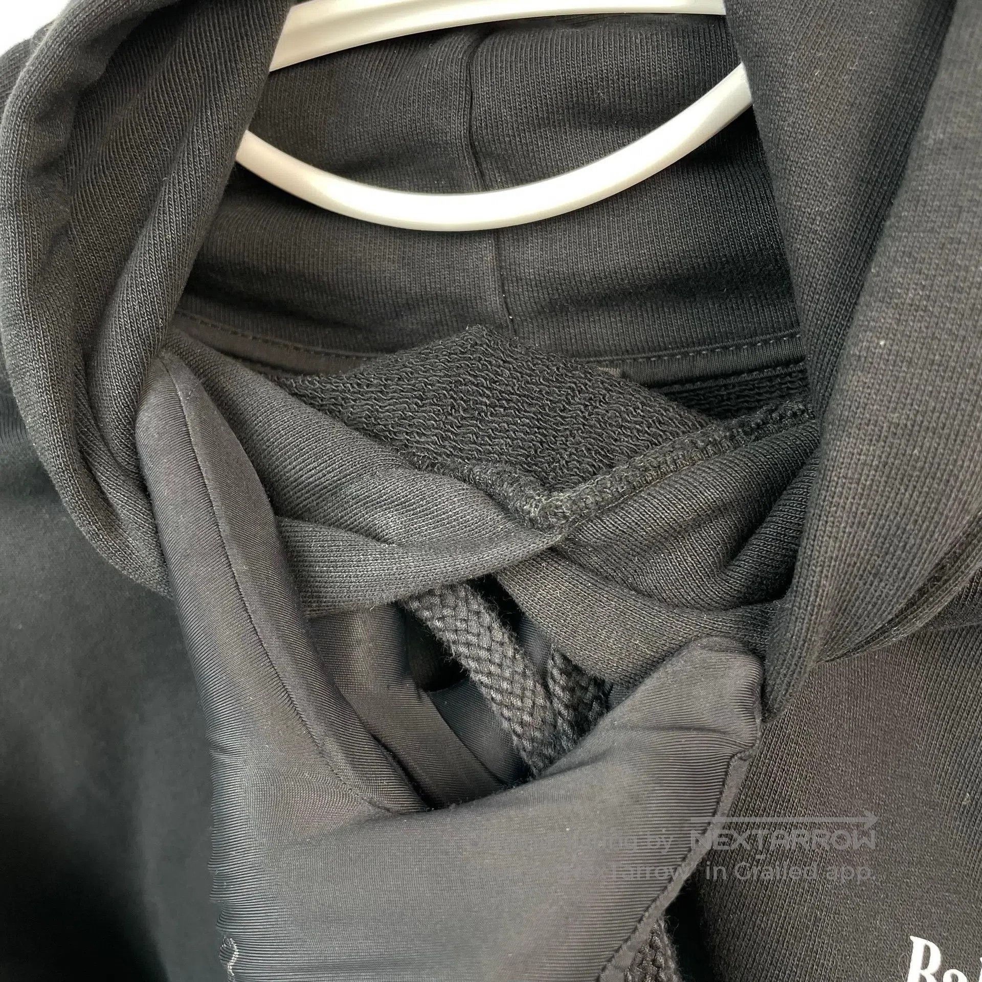 Balenciaga Balenciaga Coke Wave Logo Hooded Sweatshirt Jacket Black| Size US M / EU 48-50 / 2 - 9 Thumbnail