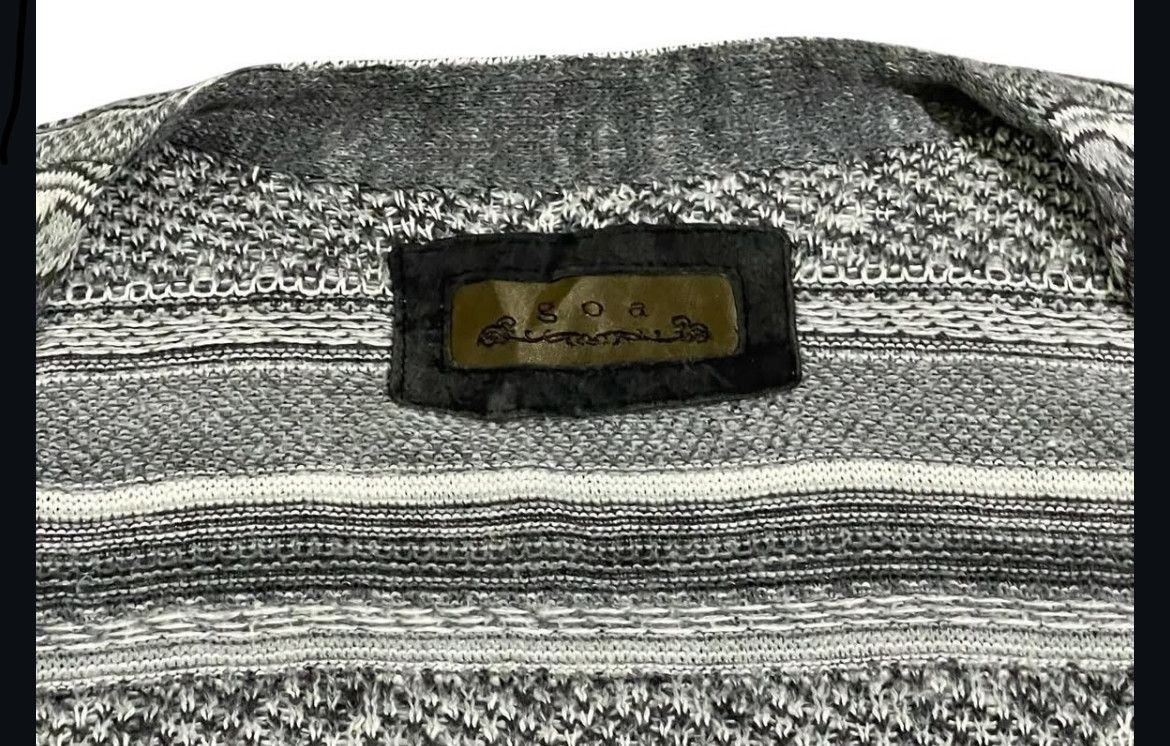 GOA 2000s G.o.a Native Knitted Cardigan y2k Lgb Size US M / EU 48-50 / 2 - 6 Thumbnail