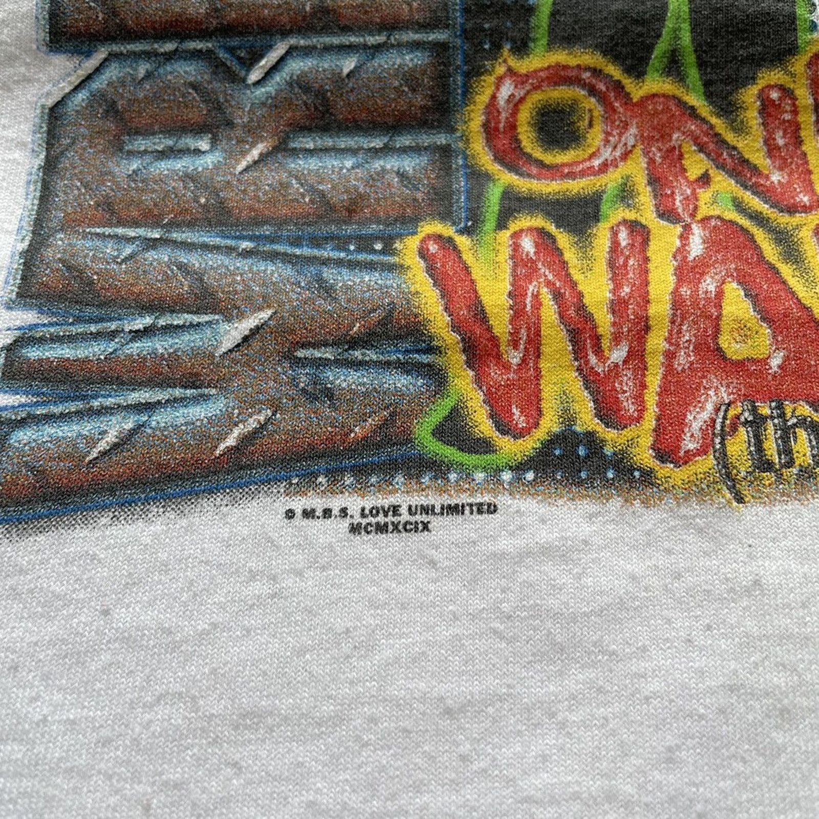 Vintage Vintage 90s WWE WWF Wrestling Long Sleeve Shirt 2XL Rare Size US XXL / EU 58 / 5 - 3 Thumbnail