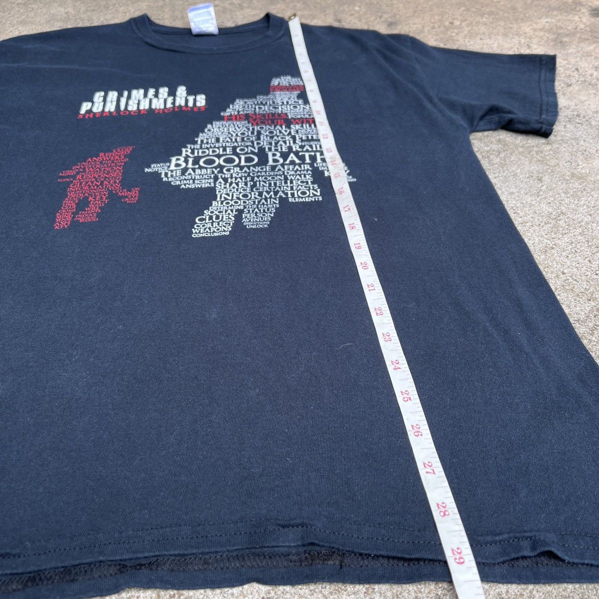 The Game Y2K Sherlock Holmes Crimes Punishments Game Tee playstation Size US L / EU 52-54 / 3 - 7 Thumbnail