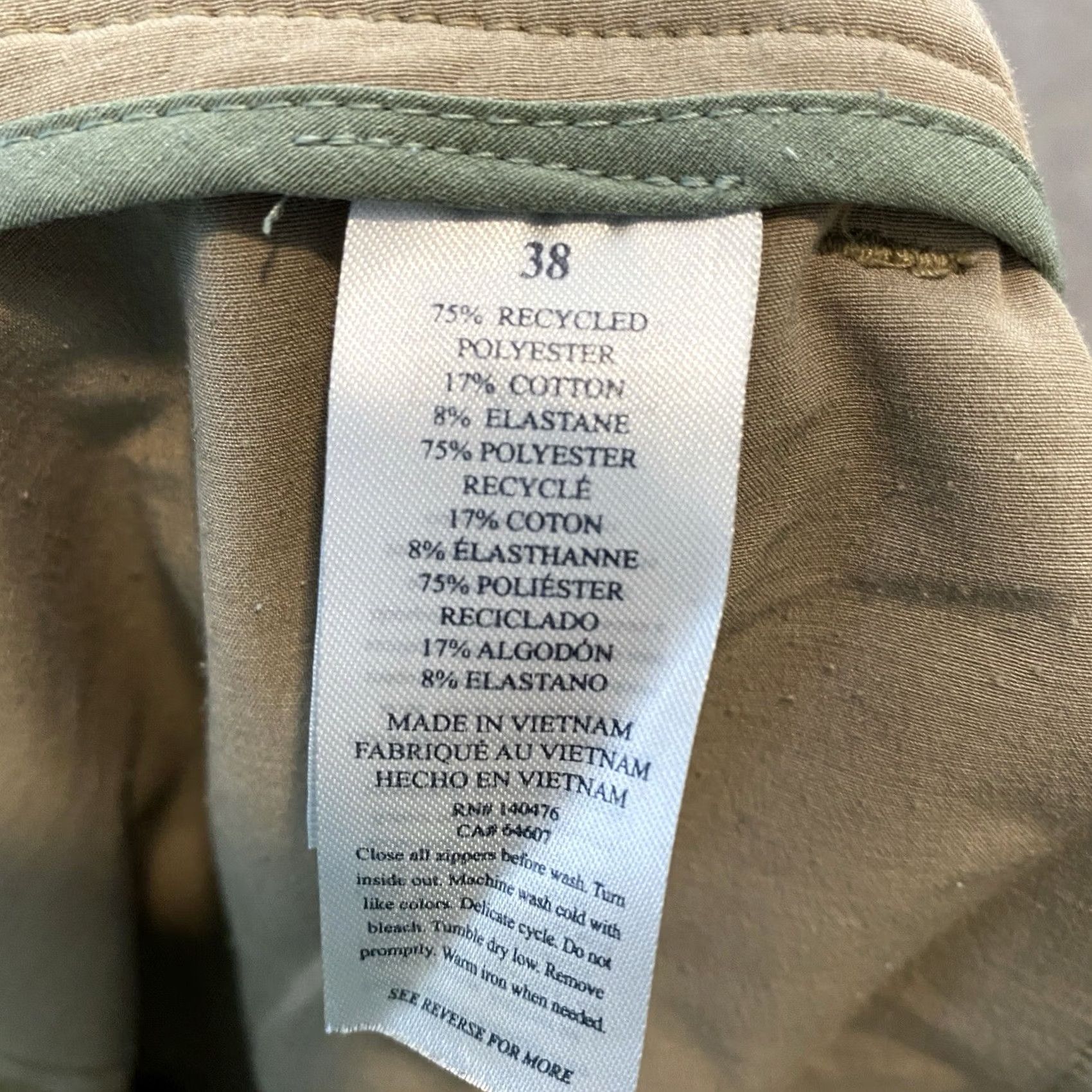 Faherty Faherty Shorts Mens 38 Beige 9" All Day Polyester Performance Drawstring Golf Size US 38 / EU 54 - 7 Thumbnail