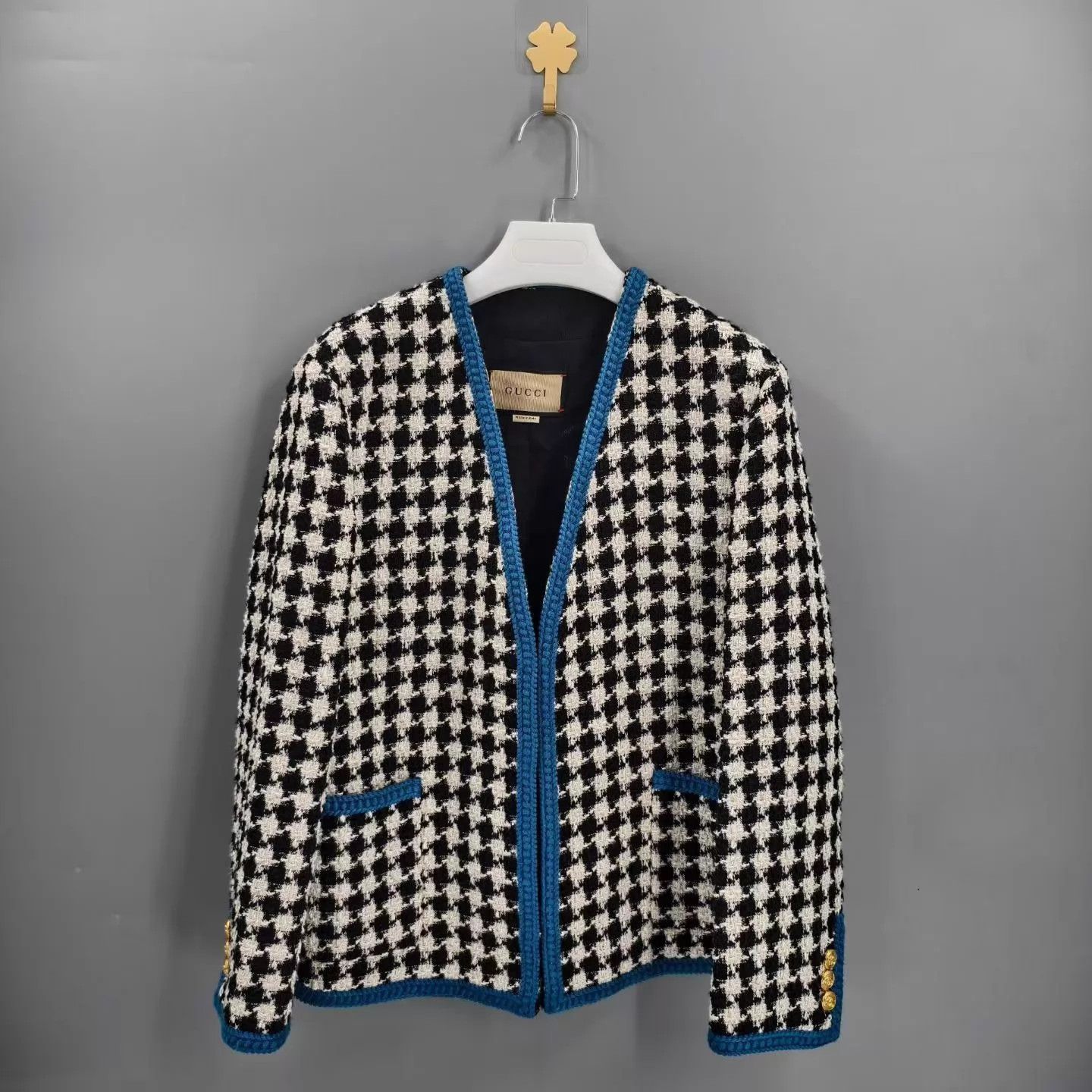 Gucci Gucci Houndstooth Jacket 36 New Size XS / US 0-2 / IT 36-38 - 1 Thumbnail
