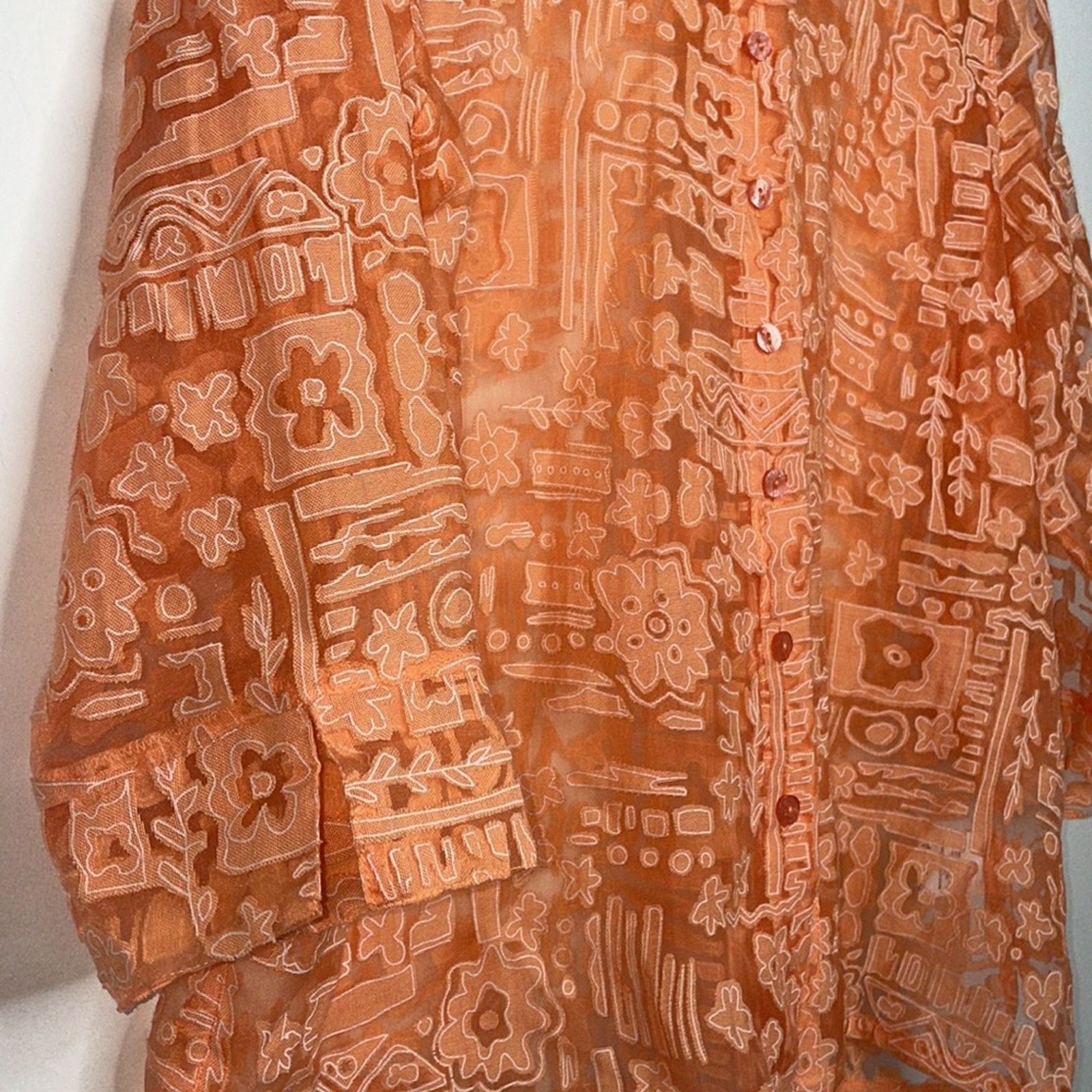 Vintage Koret Vintage Sheer Shirt Size L / US 10 / IT 46 - 7 Thumbnail