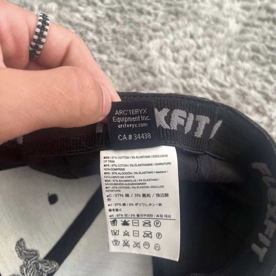 Arc'teryx 00s Vintage Arcteryx Big Lizard Logo Har Cap Faded Rare Size 38 - 8 Thumbnail