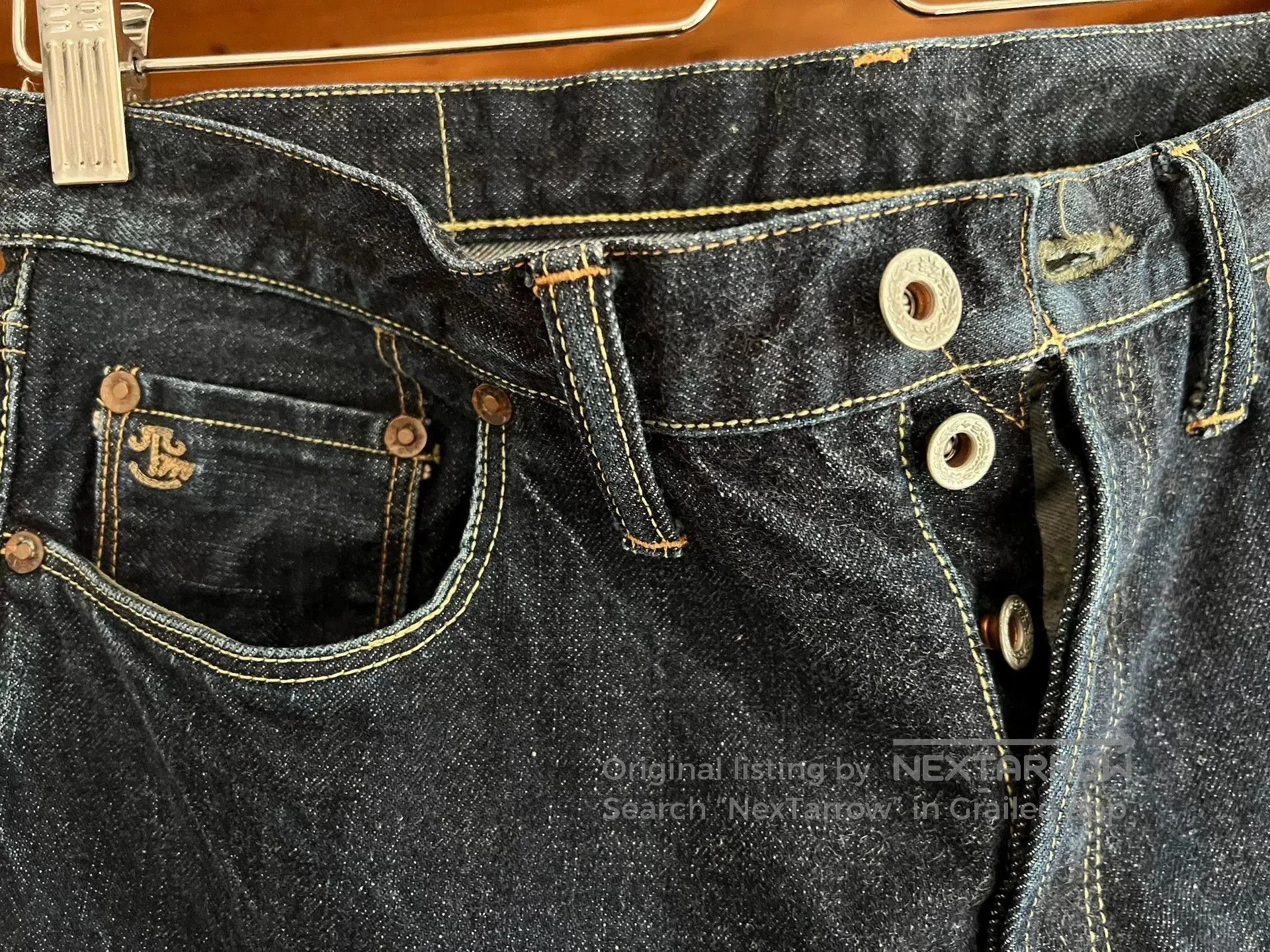 TOYS McCOY vintage dark denim straight leg pants. Size US 31 - 5 Thumbnail