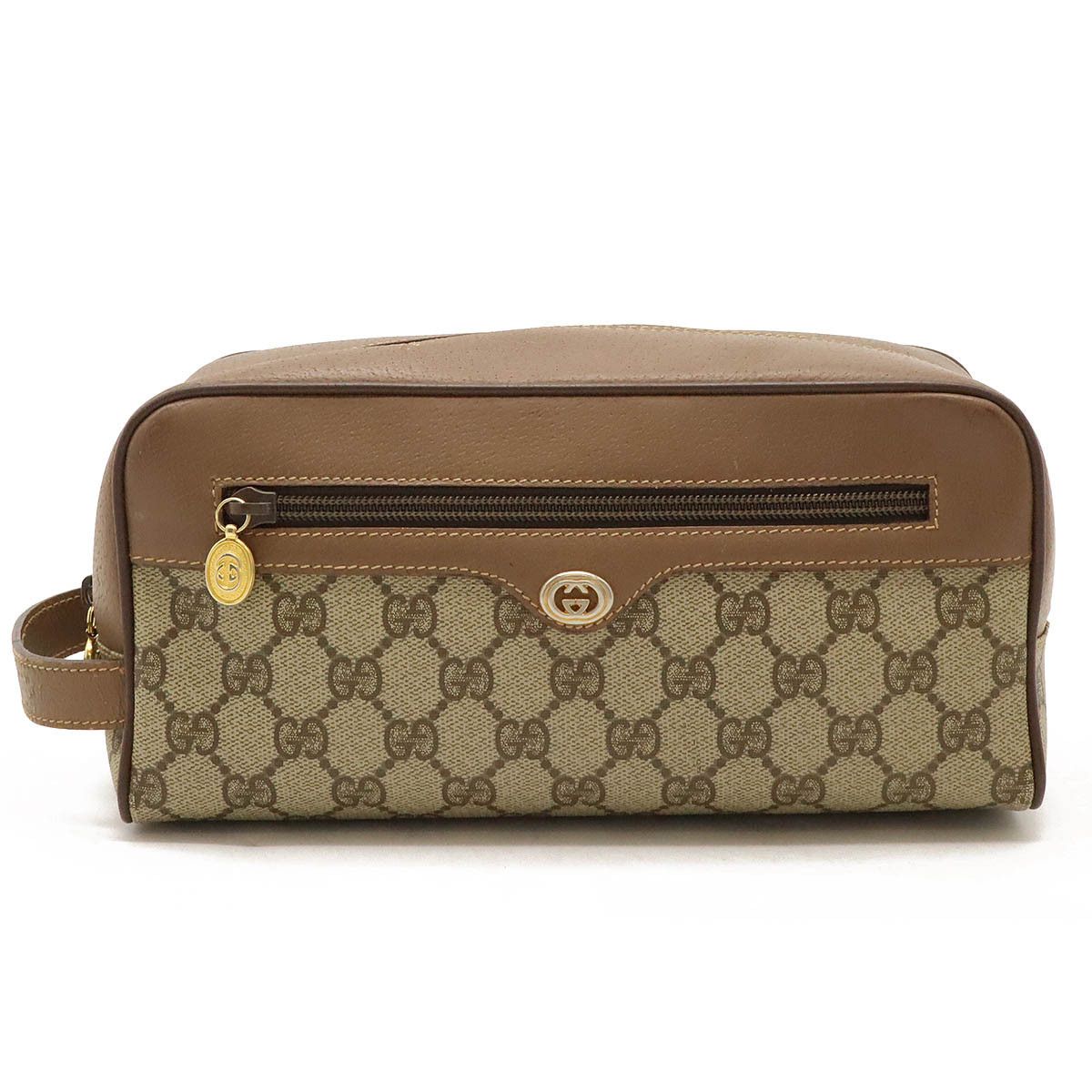 Gucci Gucci Gucci GG Supreme PVC Leather Clutch Bag 0141226087 Canvas Clutch Bag 0141226087 in Good Condition Size ONE SIZE - 1 Thumbnail