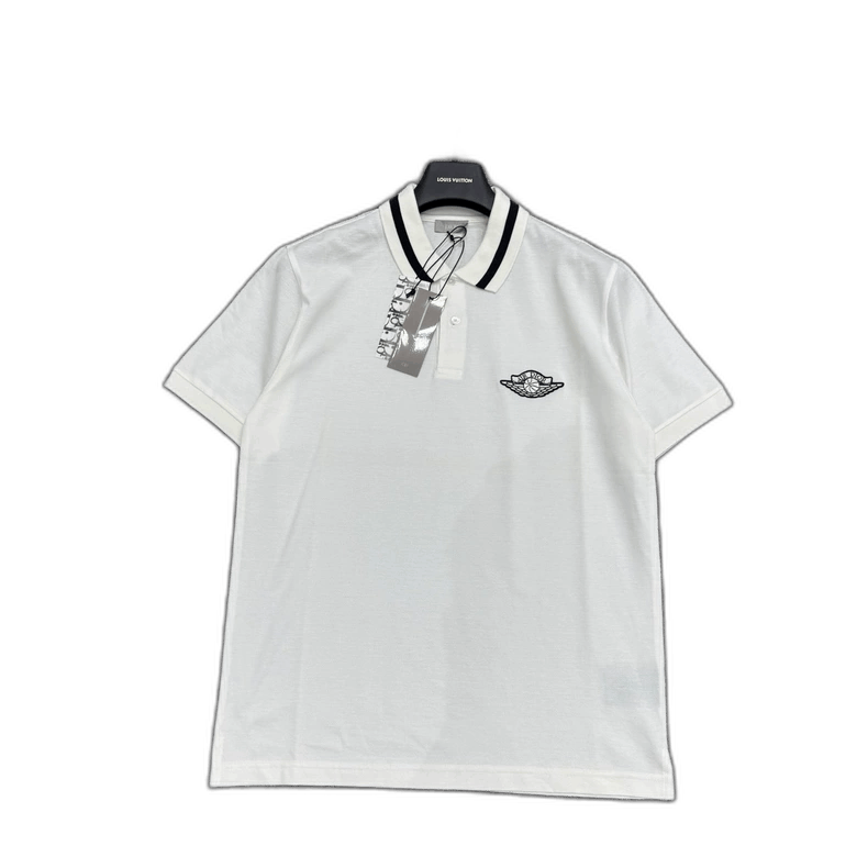 Dior AJ embroidered polo shirt