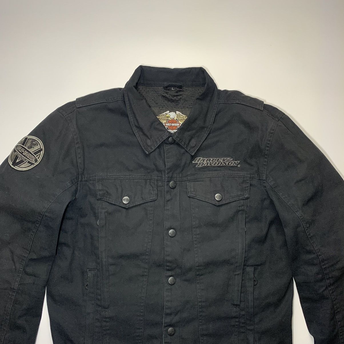 Other Vintage Harley Davidson Denim Jacket Big Logo Size US L / EU 52-54 / 3 - 2 Thumbnail