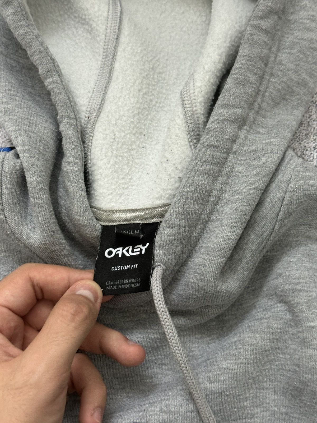 Oakley Oakley Lampas Hoodie Centre Logo Gray Size US M / EU 48-50 / 2 - 8 Thumbnail