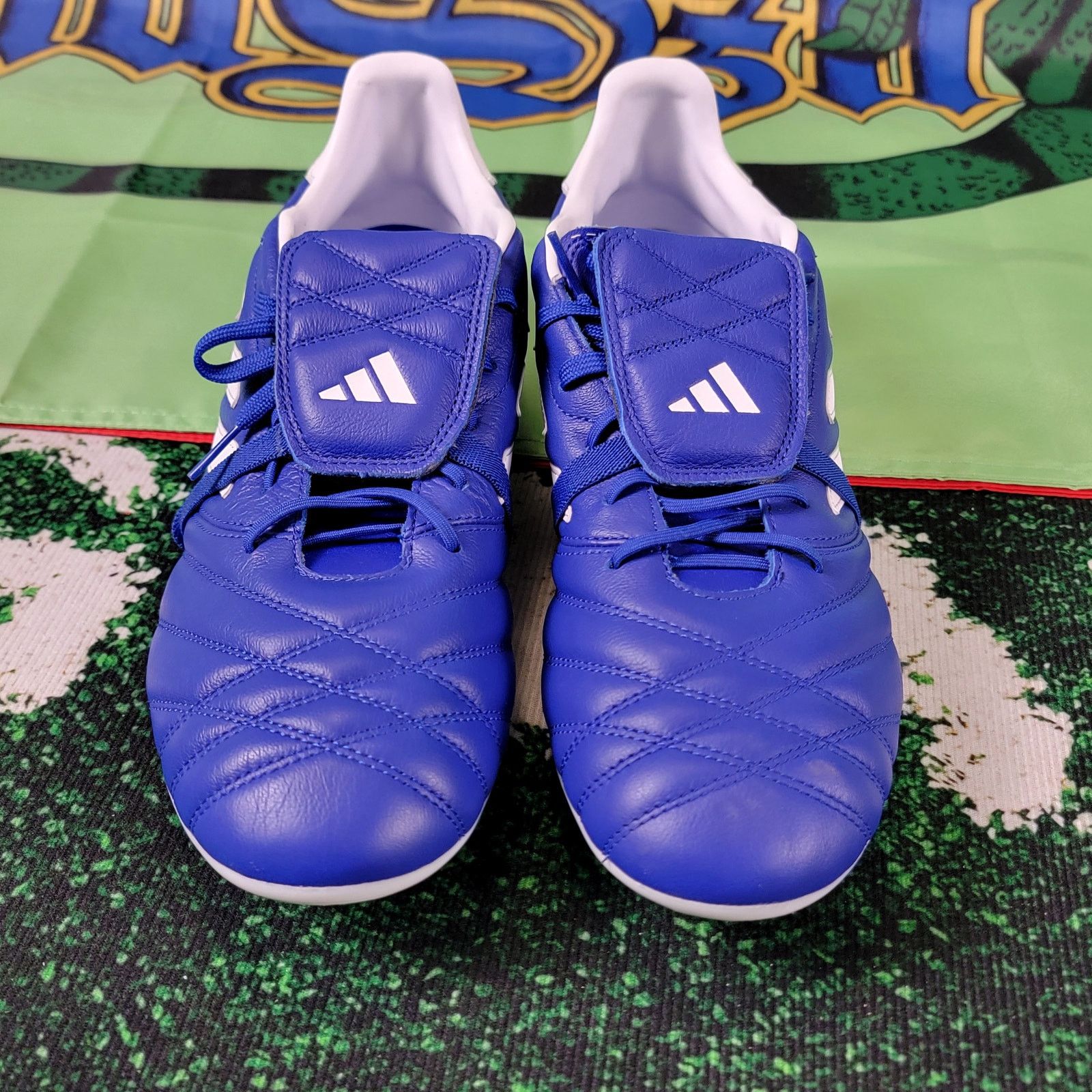 Adidas Adidas Copa Gloro FG Soccer Cleats Blue/White Mens Sz 11.5 Size US 11.5 / EU 44-45 - 4 Thumbnail