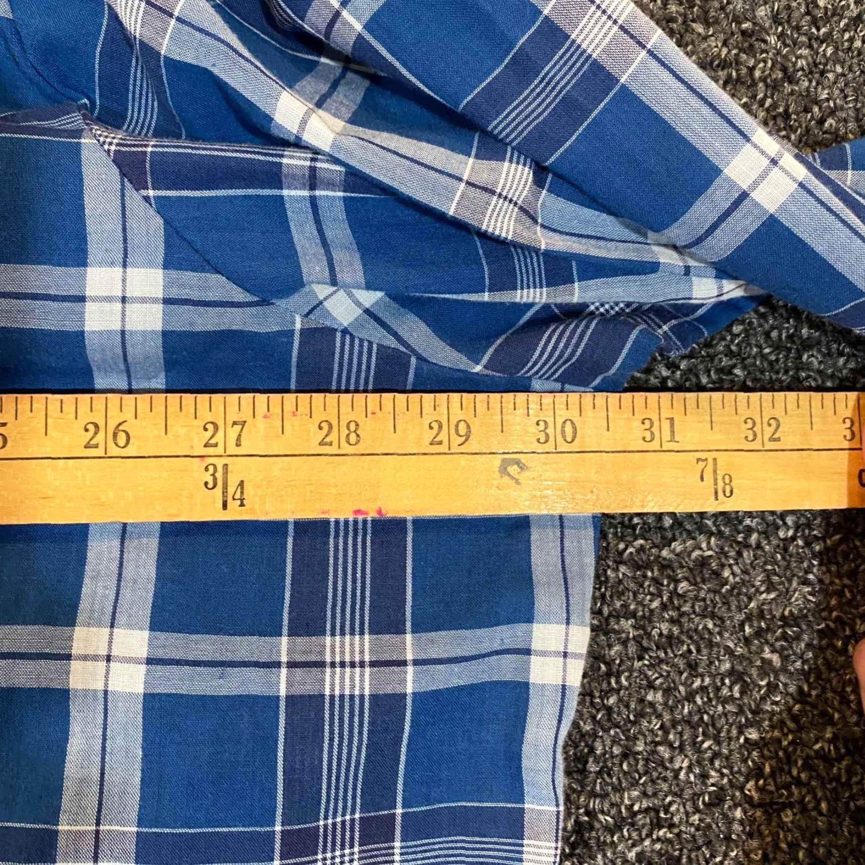 Vintage VINTAGE Youngbloods Shirt Mens 3X Big Man Blue Plaid Pearl Snap Western Wear Size US XXL / EU 58 / 5 - 6 Thumbnail