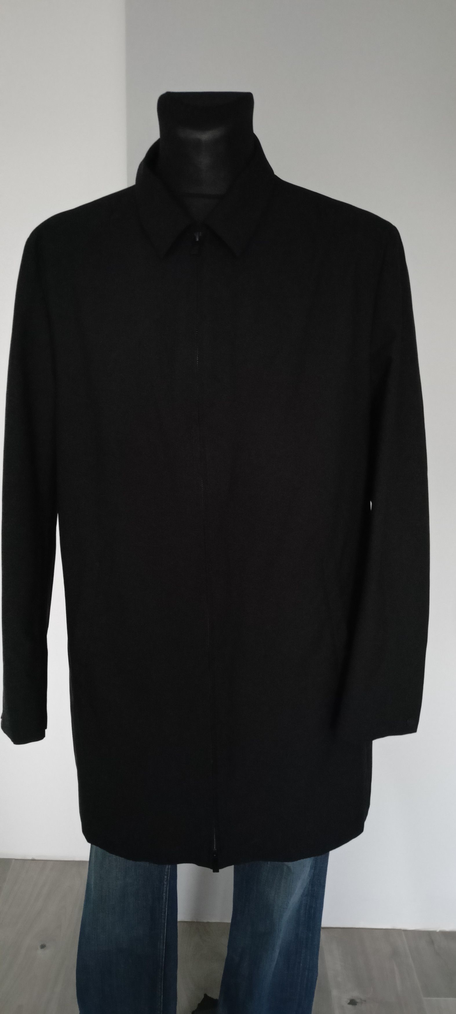 Hugo HUGO Hugo Boss Technical Waterproof Overcoat - Black Size 54 Size US XL / EU 56 / 4 - 5 Thumbnail