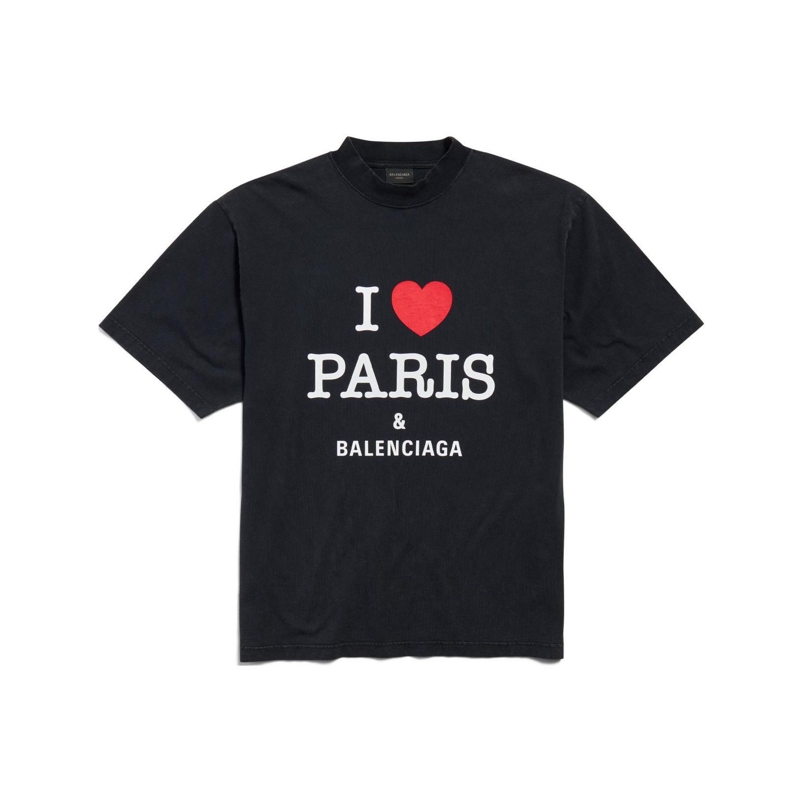 Balenciaga Balenciaga I Love Paris Graphic T-Shirt Size S Size US S / EU 44-46 / 1 - 1 Thumbnail