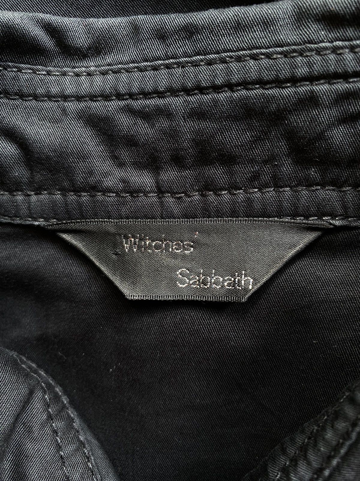 Japanese Brand × Seditionaries Witches‘ Sabbath Y2K Punk Double Pockets Zipper Black Shirt Size S / US 4 / IT 40 - 7 Thumbnail
