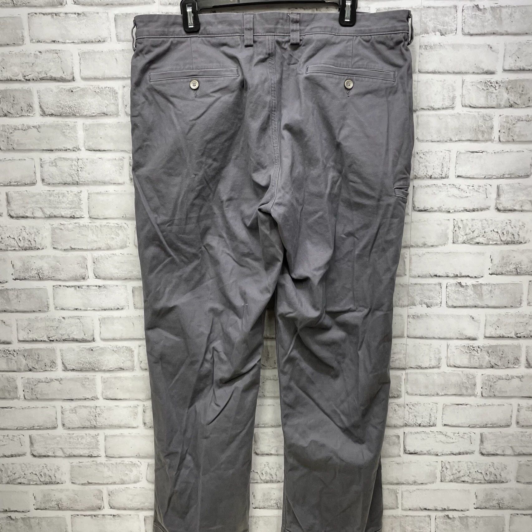 CO DULUTH TRADING CO Men's Pants Cargo Gray 36x30 Relaxed Fit Cotton Regular Size 36 Mens Size US 36 / EU 52 - 5 Thumbnail