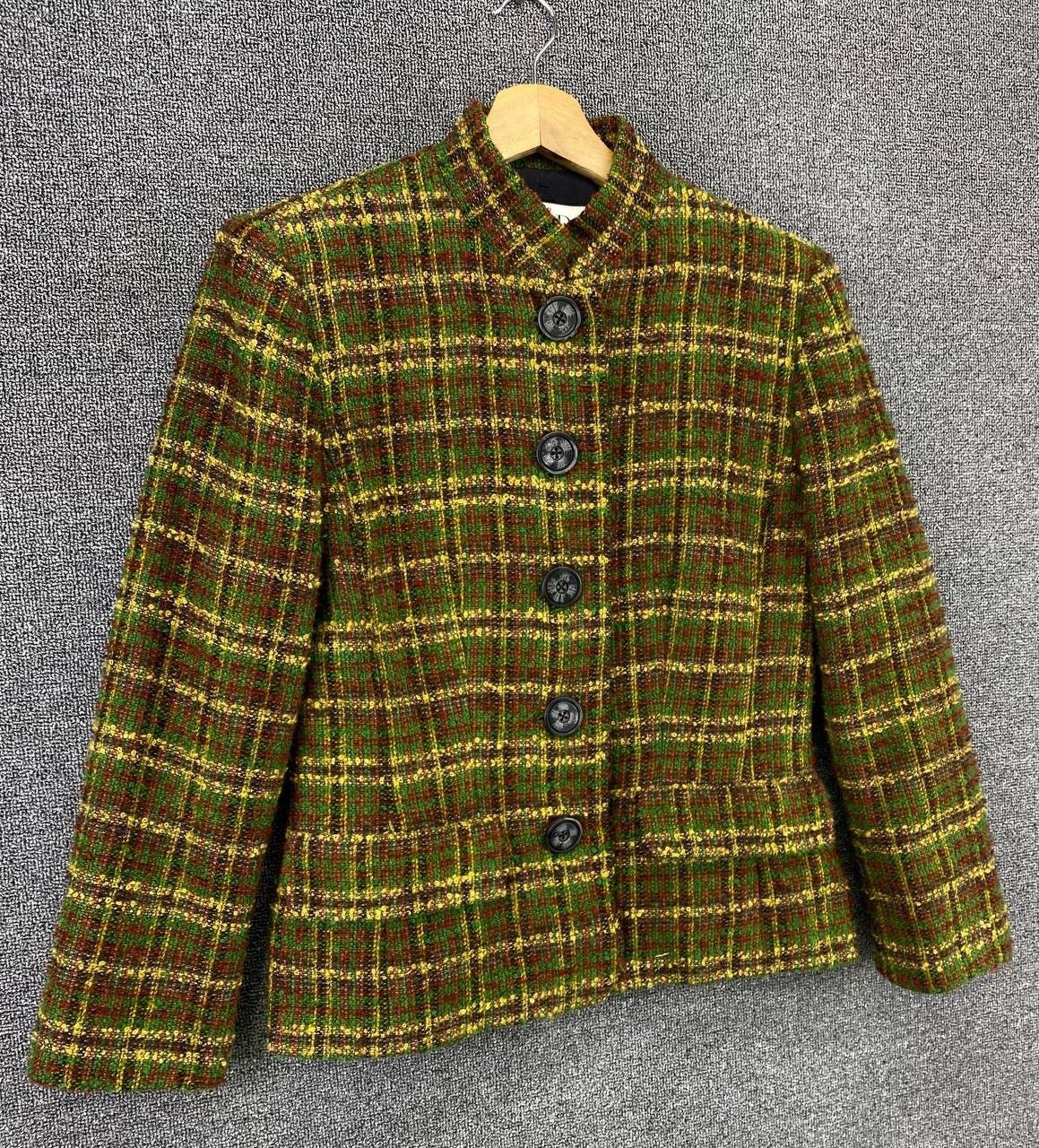 Christian Dior Monsieur Vintage Christian Dior Knitted Tweed Jacket Size L / US 10 / IT 46 - 2 Thumbnail