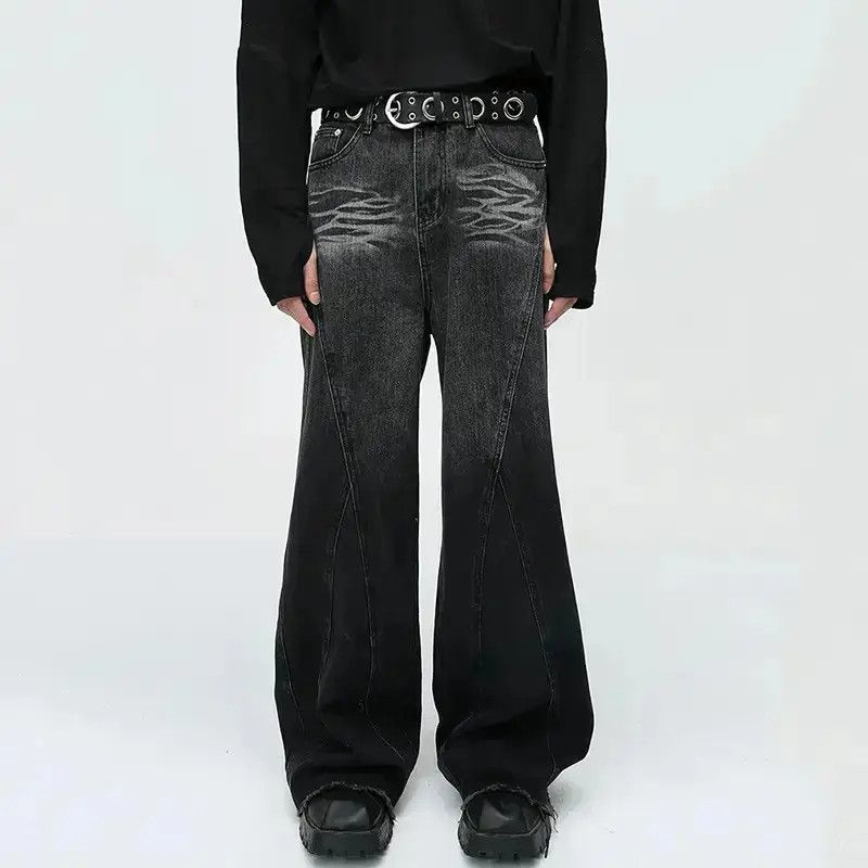 Japanese Brand Streetwear Baggy Loose Wide Leg Jeans Pants Size US 32 / EU 48 - 1 Thumbnail