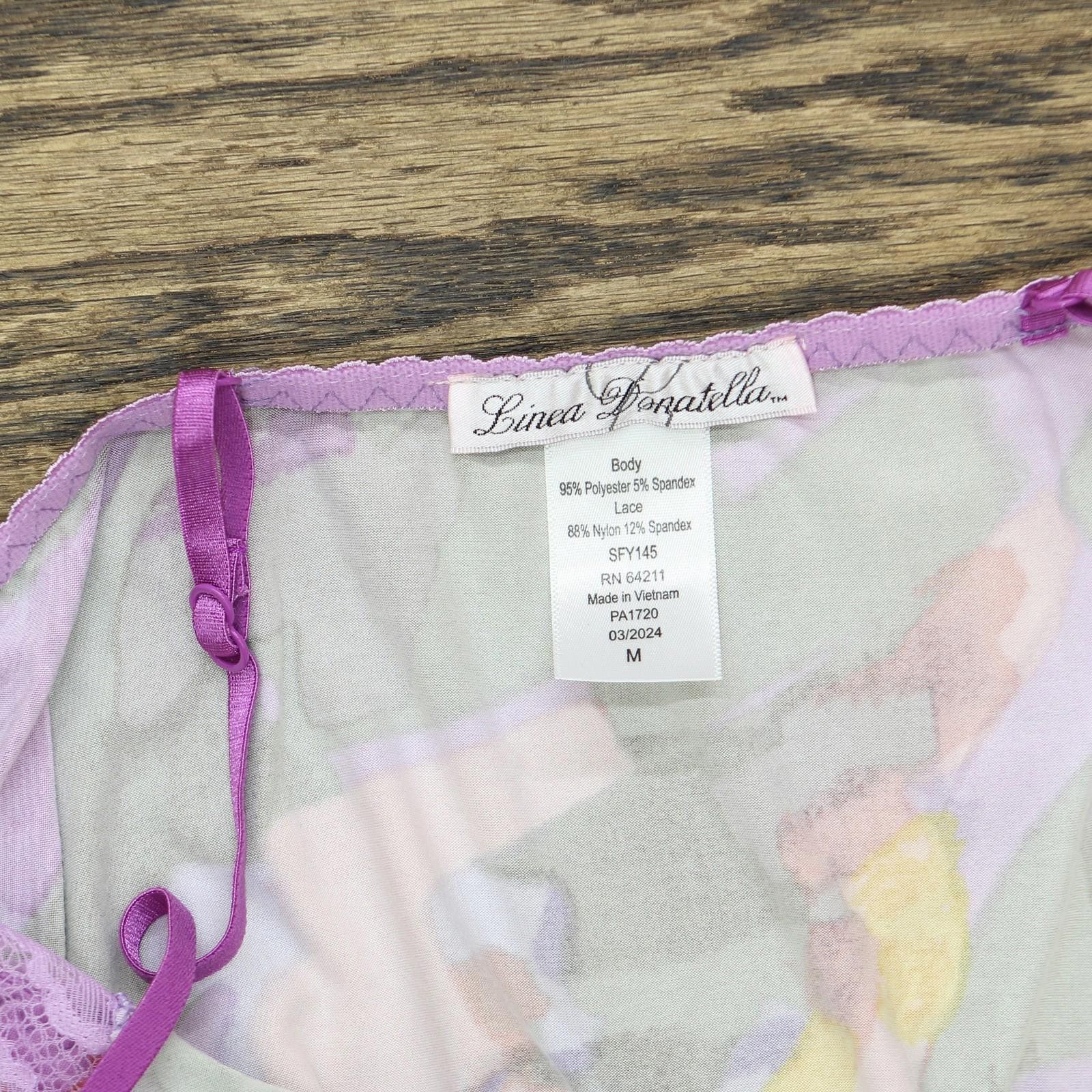 Other New Linea Donatella Knit Pajama Cami Top Sfy145 Purple M Size ONE SIZE - 4 Thumbnail