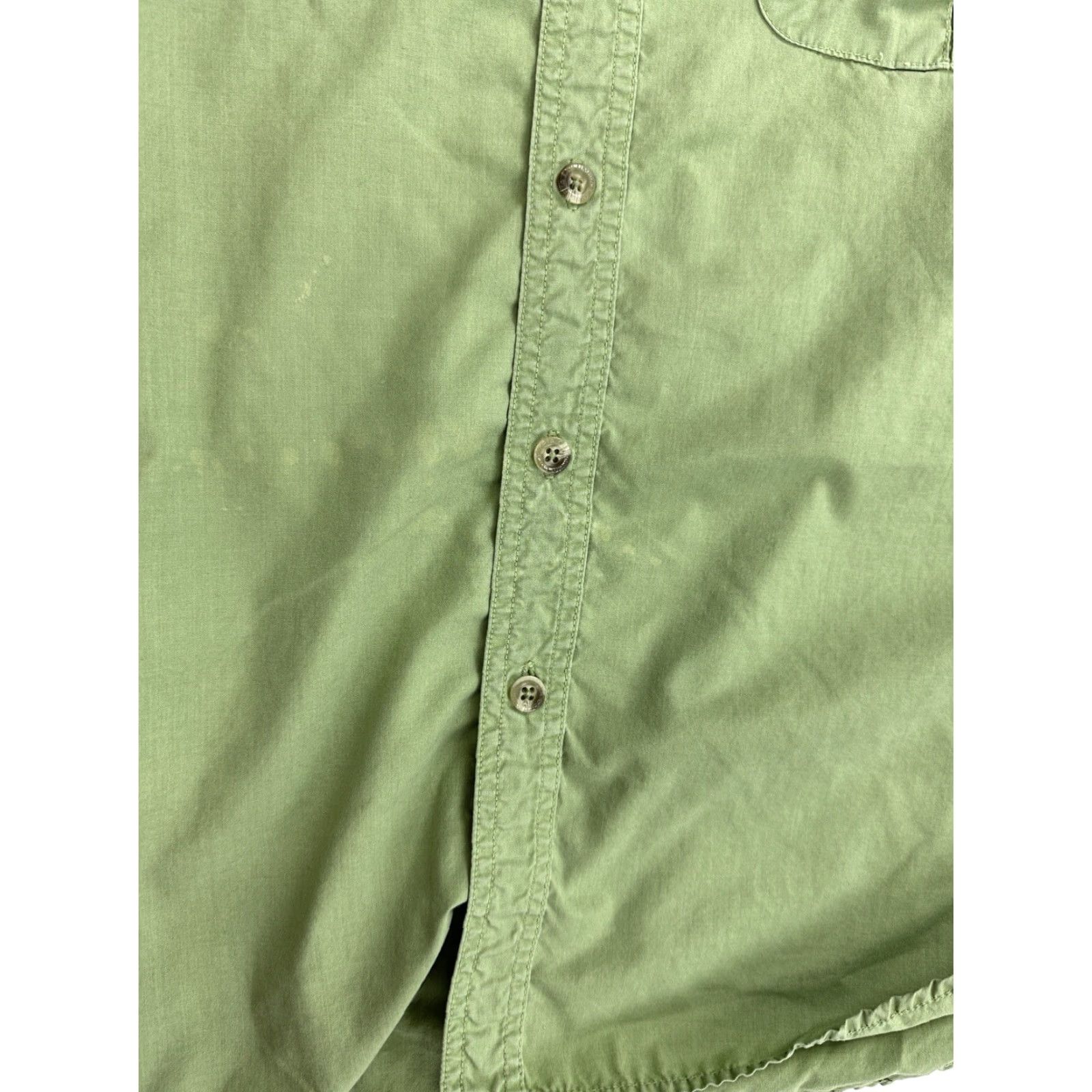 Vintage Columbia Shirt Mens L Green Button-Up Short Sleeve River Lodge Size US L / EU 52-54 / 3 - 5 Thumbnail