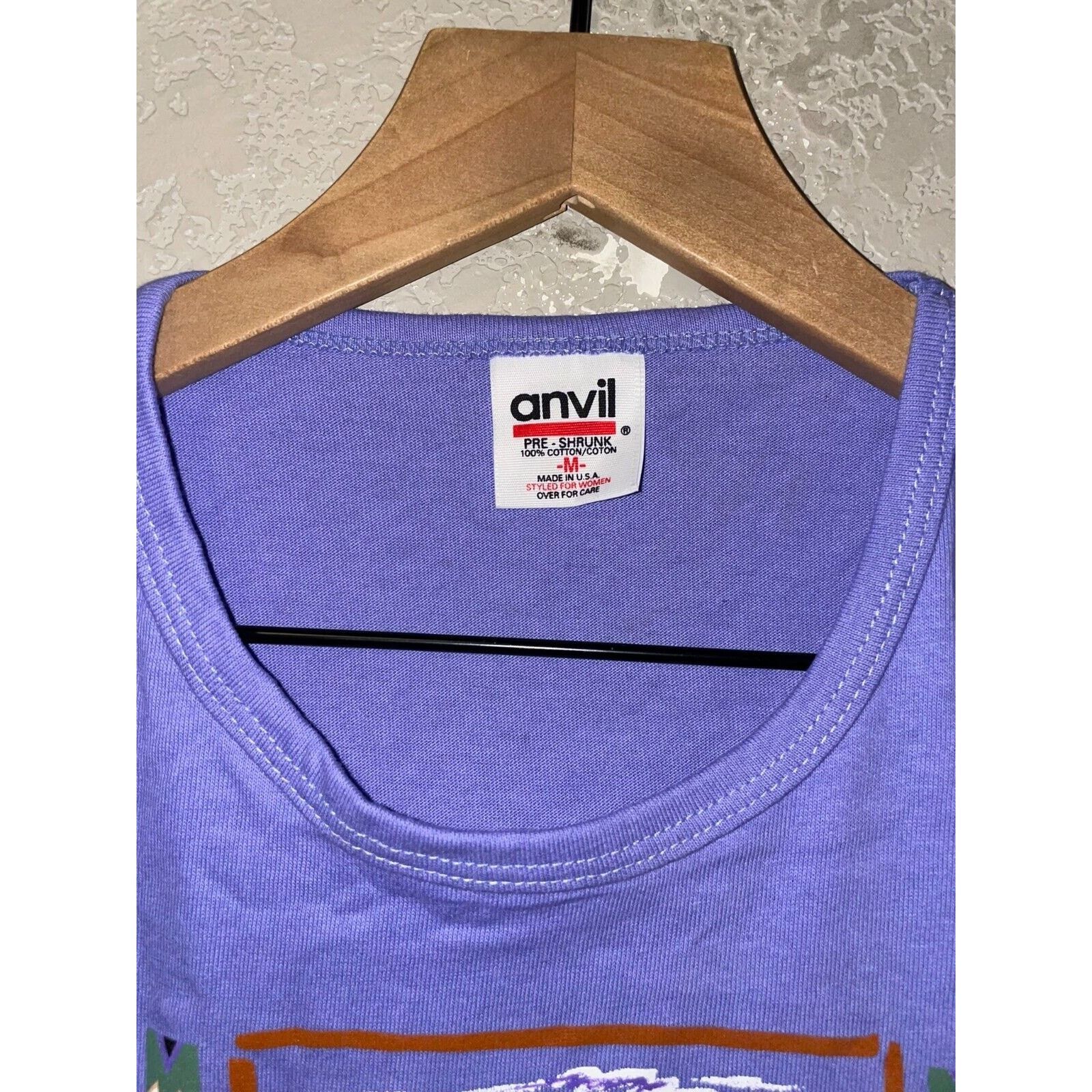 Anvil Womens Montana Big Sky Country Shirt Horse Nature Top Tee Size M / US 6-8 / IT 42-44 - 7 Thumbnail
