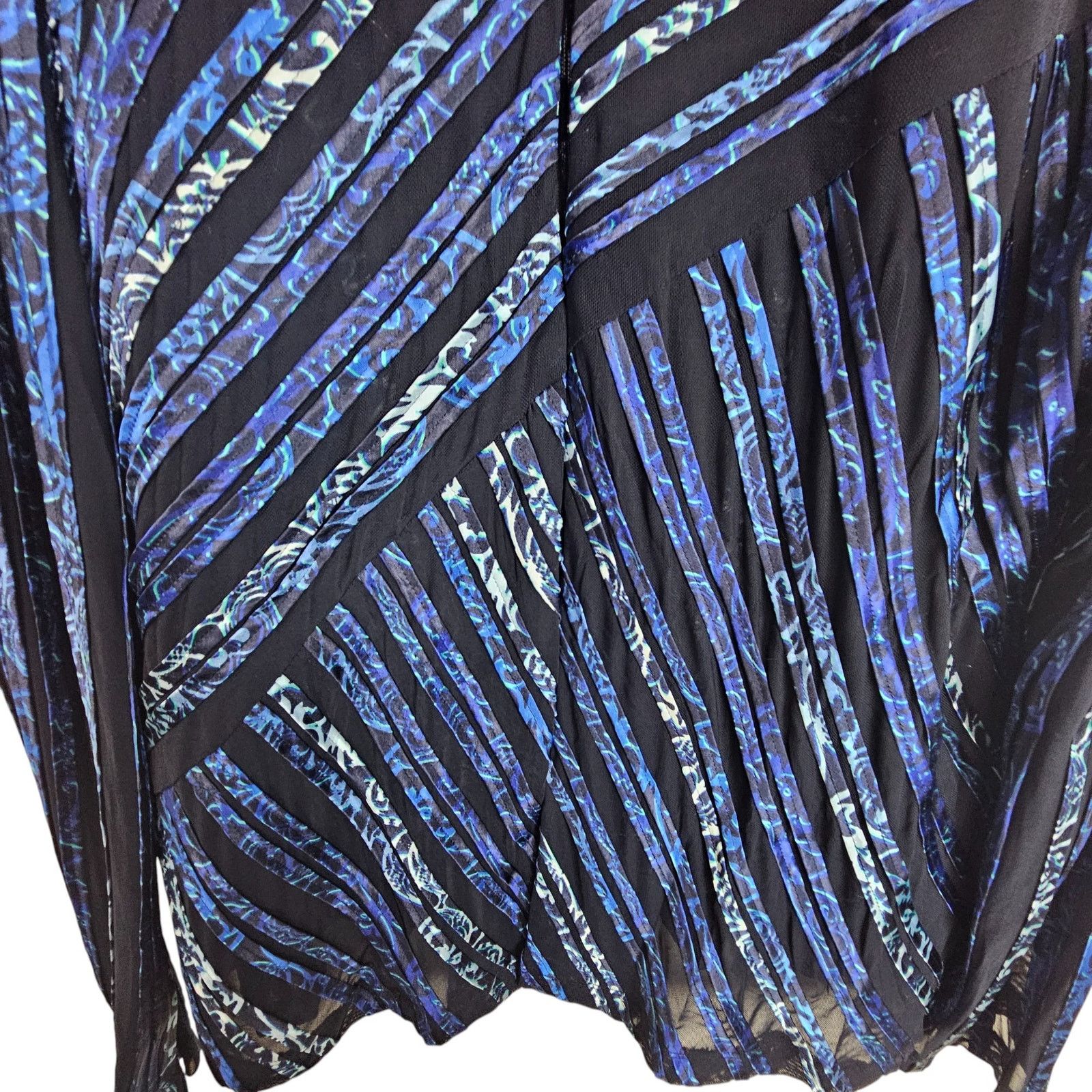 Chicos Chicos Travelers Auden Striped Full Zip Jacket Size L Artsy Size L / US 10 / IT 46 - 3 Thumbnail