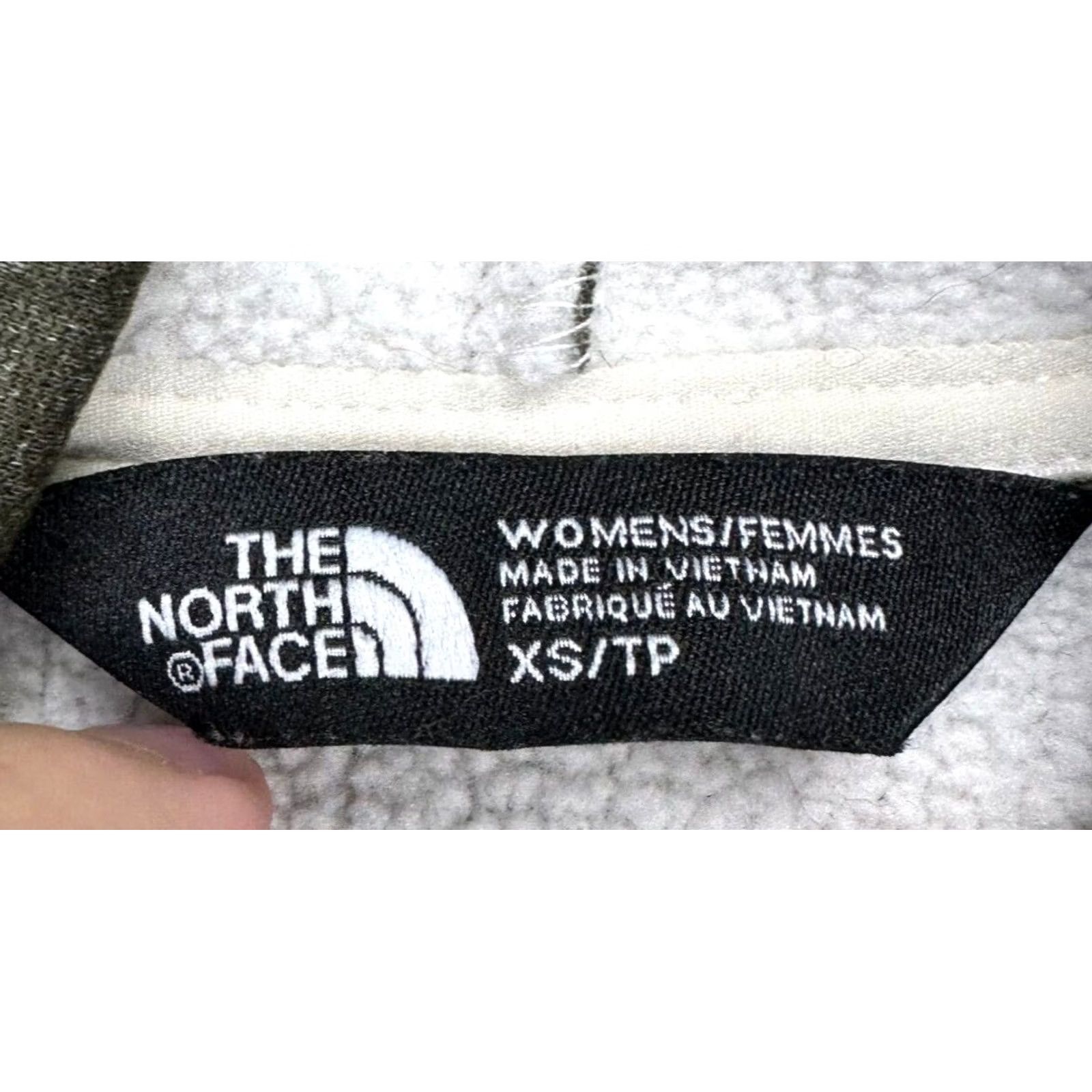 The North Face The North Face Cowl Neck Sweatshirt Womens XS Olive Fleece Lined Logo Pullover Long Sleeve Casual Outdoor Comfort Size XS / US 0-2 / IT 36-38 - 5 Thumbnail