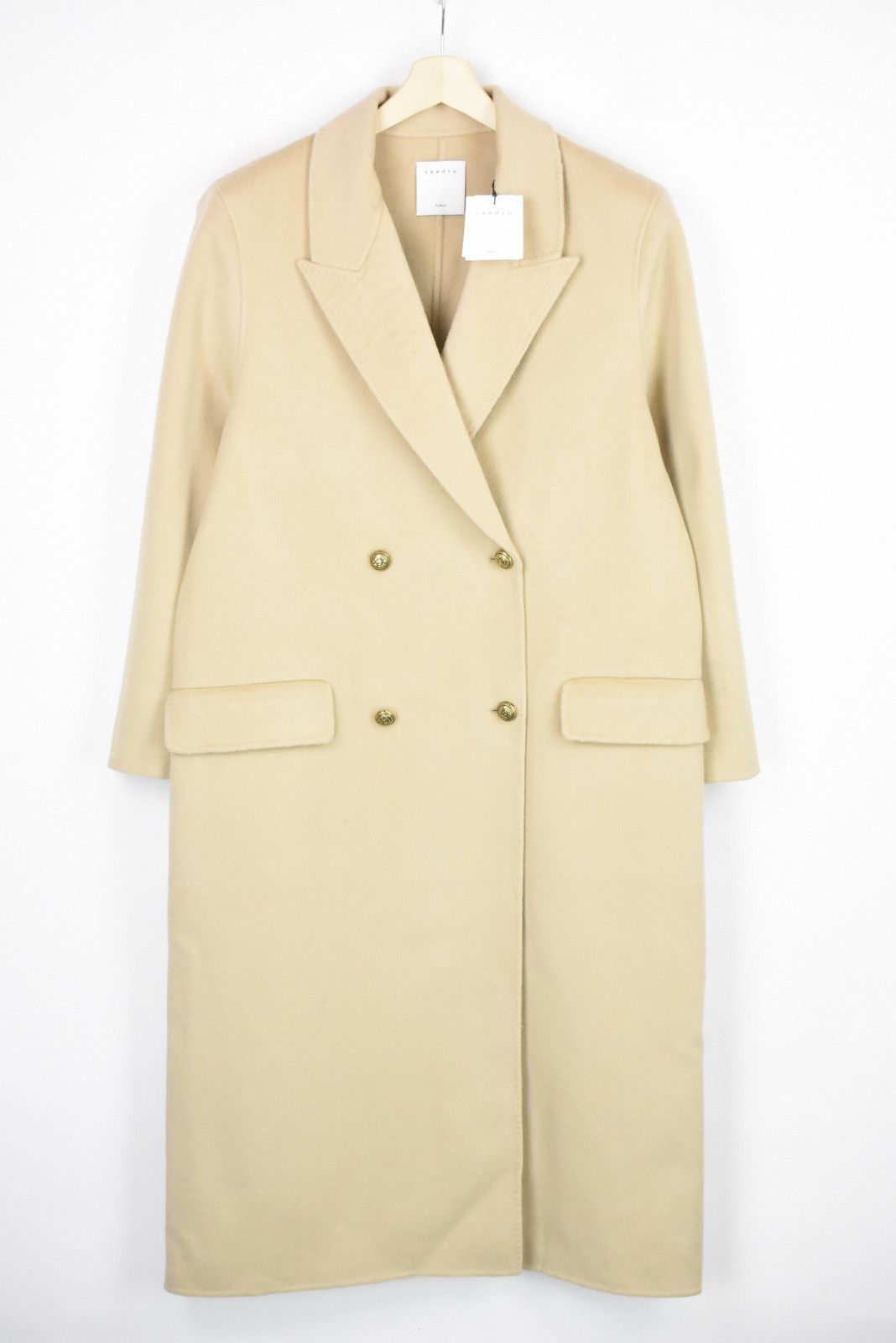 Sandro SANDRO Mystere Coat Women's (EU) 42 Double Breasted Size XL / US 12-14 / IT 48-50 - 2 Thumbnail