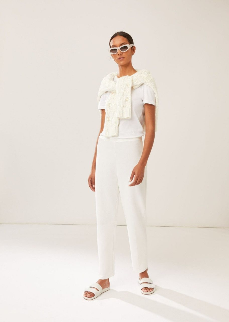 Loro Piana o1srvl11e0424 Trouser in White Size 32" / US 10 / IT 46 - 3 Thumbnail