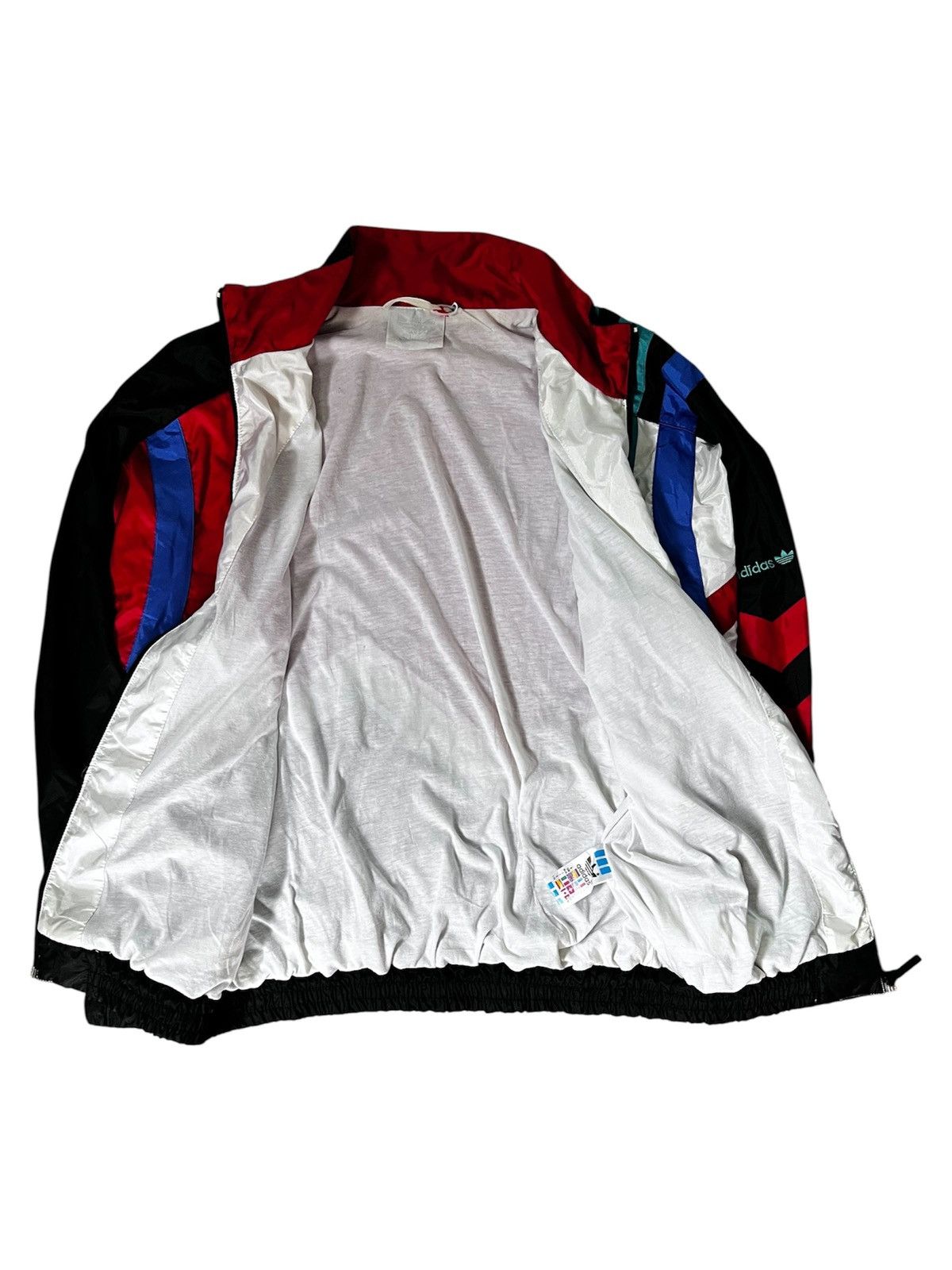 Adidas Adidas Colour Block 80-90s Windbreaker Jacket Size US L / EU 52-54 / 3 - 5 Thumbnail
