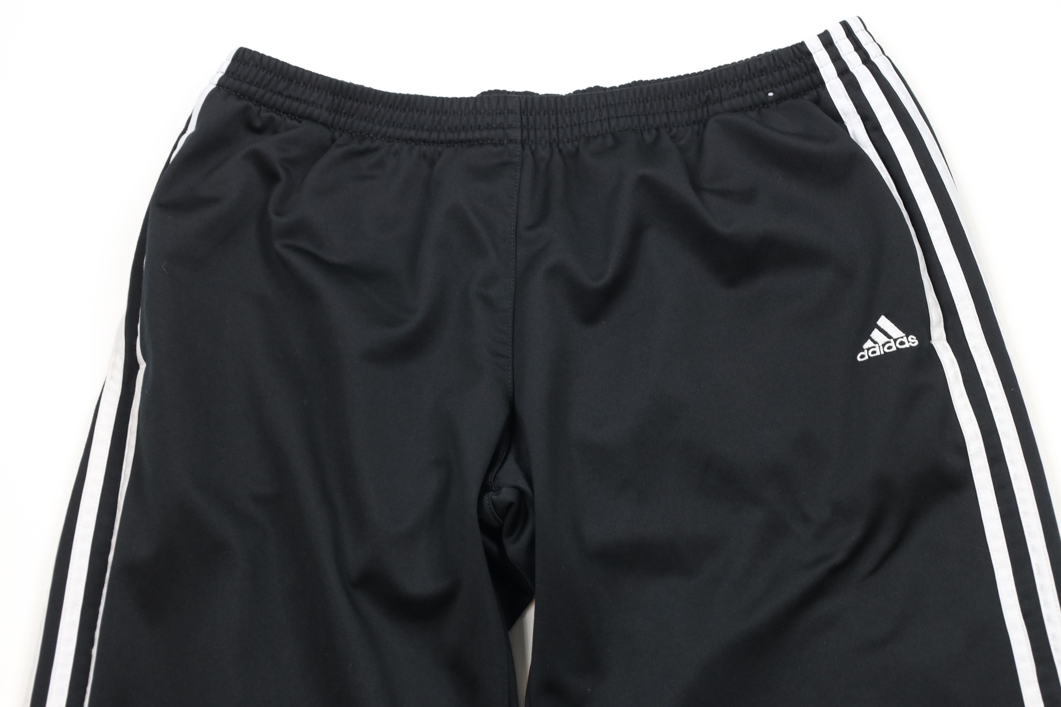 Adidas × Vintage Vintage Y2K Adidas Striped Wide Leg Sweatpants Pants Black Size 32" / US 10 / IT 46 - 2 Thumbnail