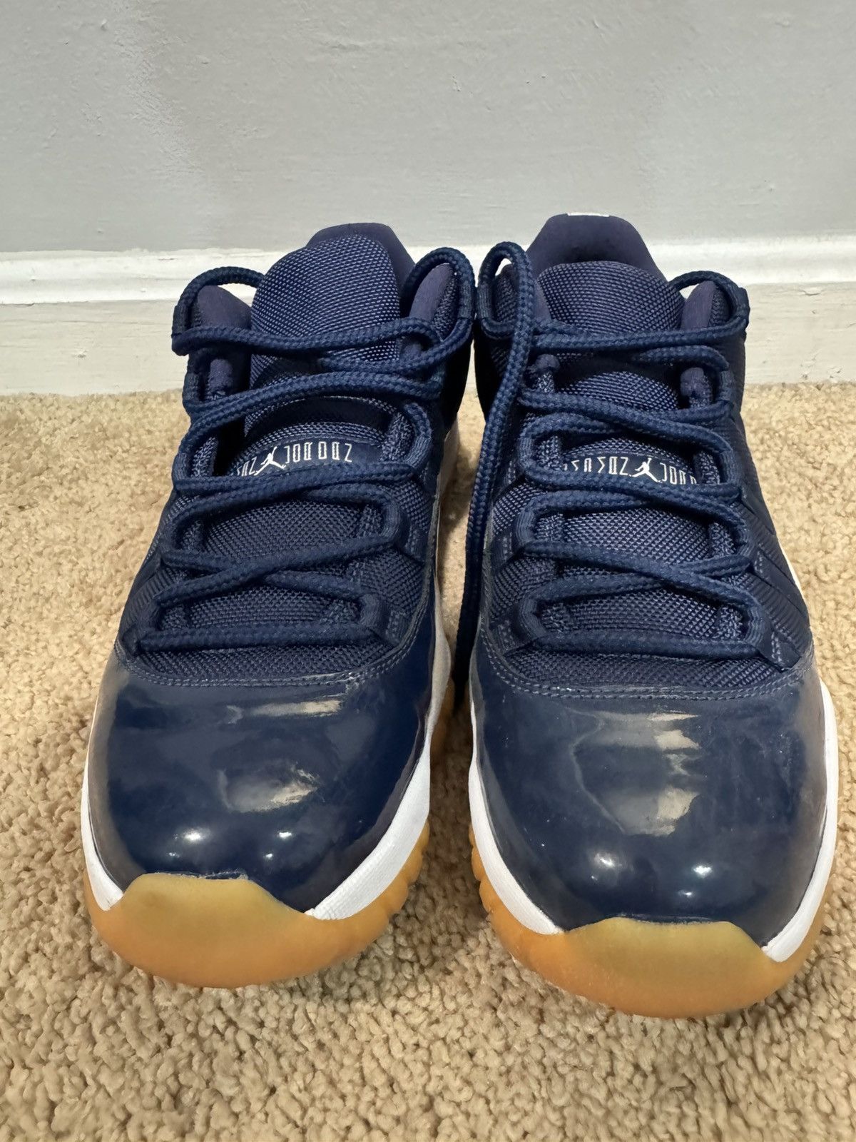 Jordan Brand Jordan 11 Low Navy Gum 2016 Size US 10 / EU 43 - 4 Thumbnail