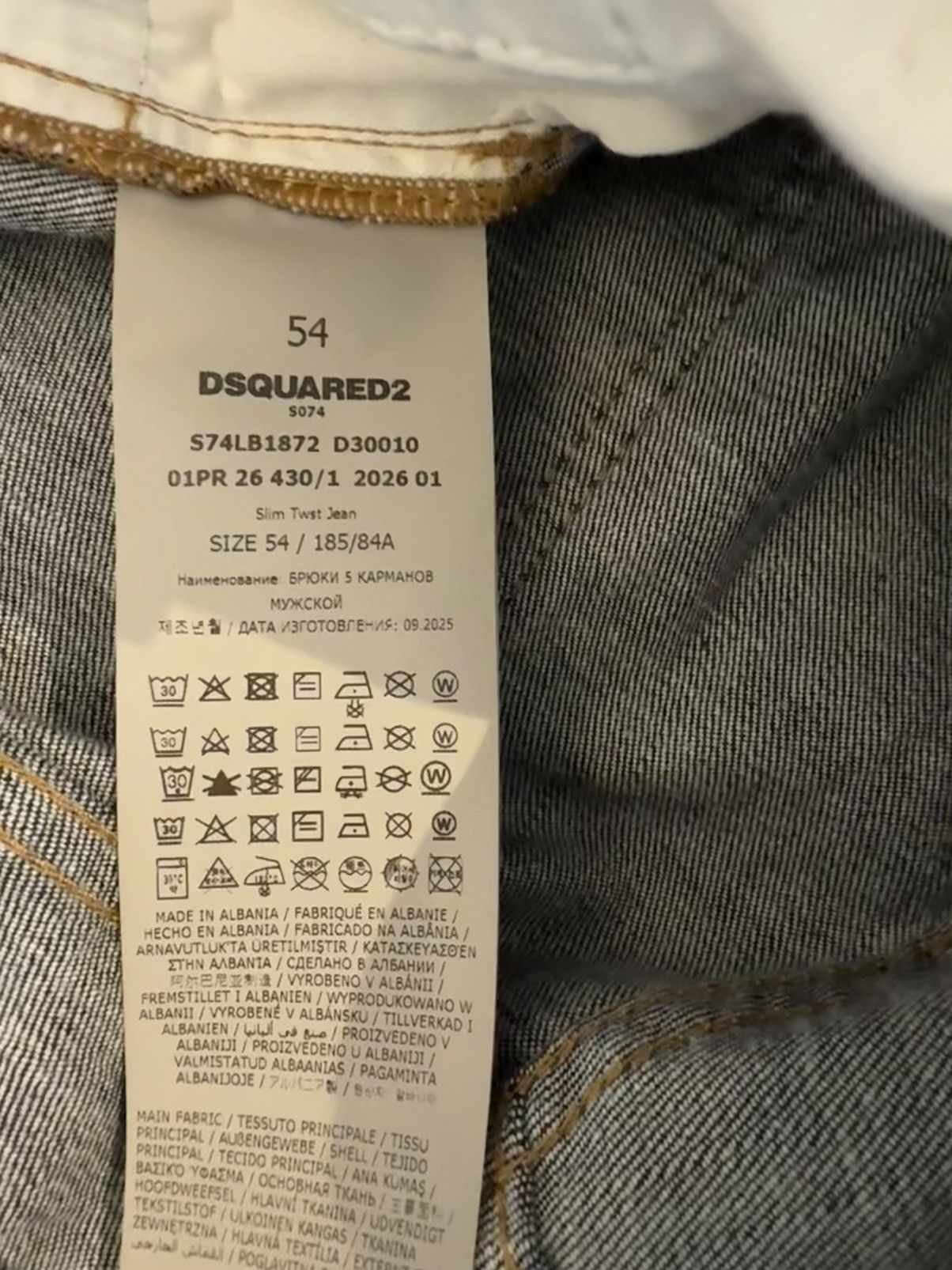 Dsquared2 Dsquared2 denim jeans washed Size US 38 / EU 54 - 3 Thumbnail