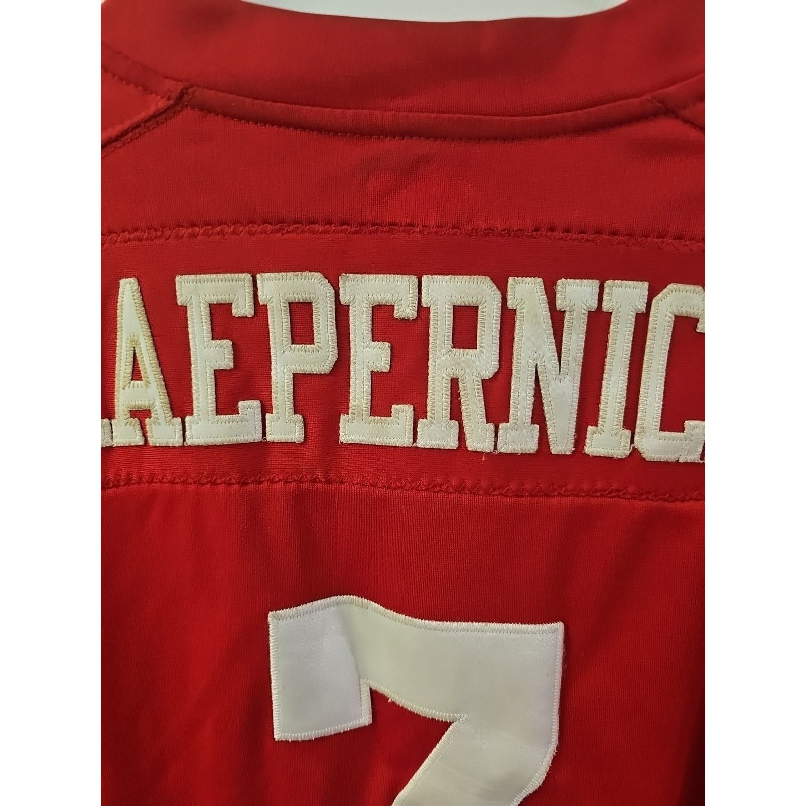 Nike Nike Collin Kaepernick #7 SF 49ers Jersey Mens 2XL NFL Red Size US XXL / EU 58 / 5 - 12 Thumbnail