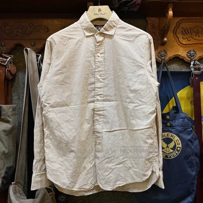 RRL Ralph Lauren RRL Ralph Lauren Striped Shirt Size US M / EU 48-50 / 2 - 1 Thumbnail
