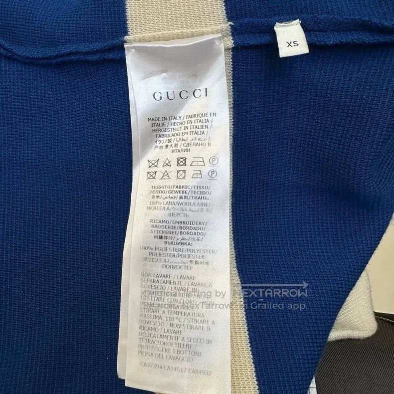 Gucci Gucci Logo wool short-sleeved A-shaped dress Size XS / US 0-2 / IT 36-38 - 4 Thumbnail