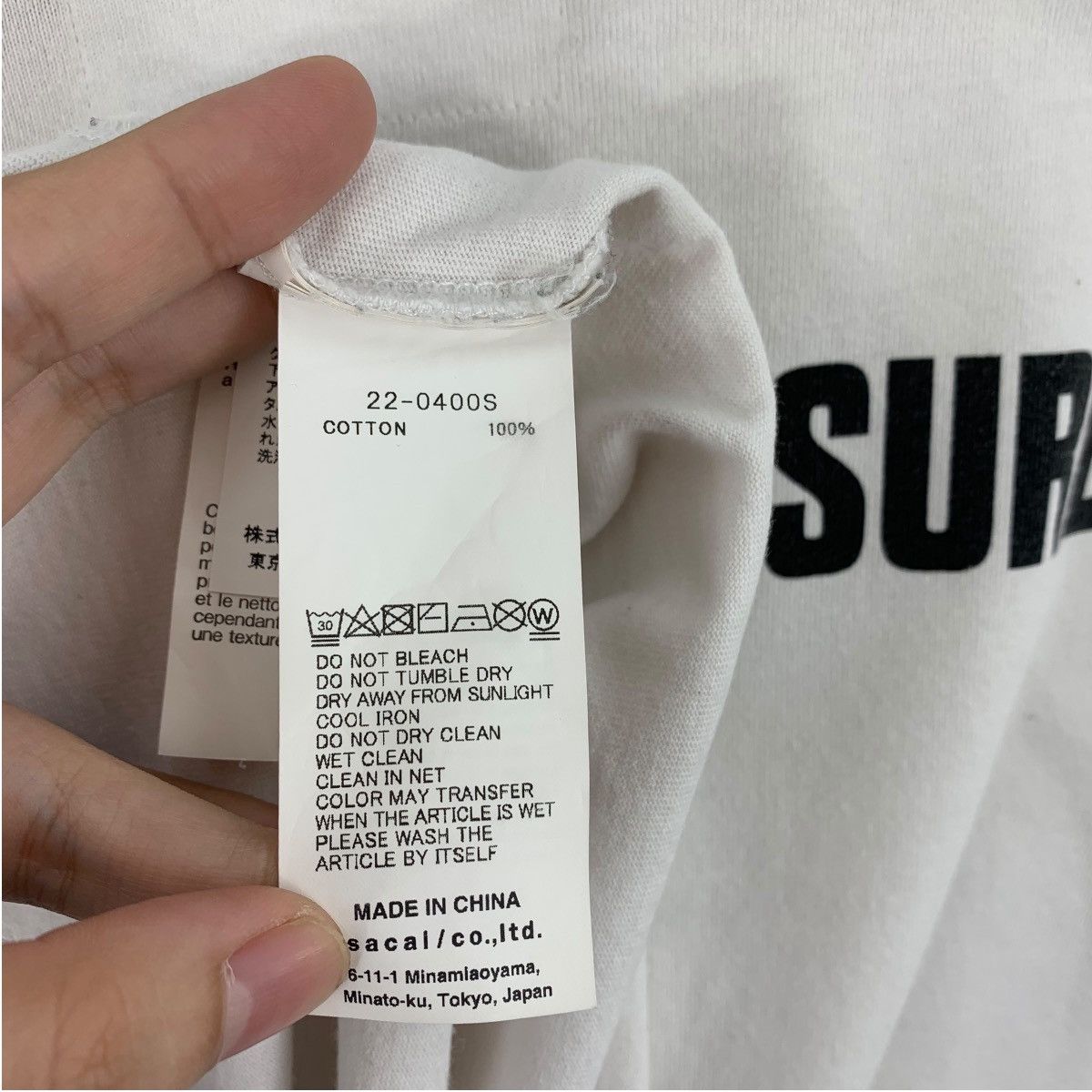 Japanese Brand × Sacai SACAI Film Crew double exposure printed long sleeve tee Size US M / EU 48-50 / 2 - 11 Thumbnail