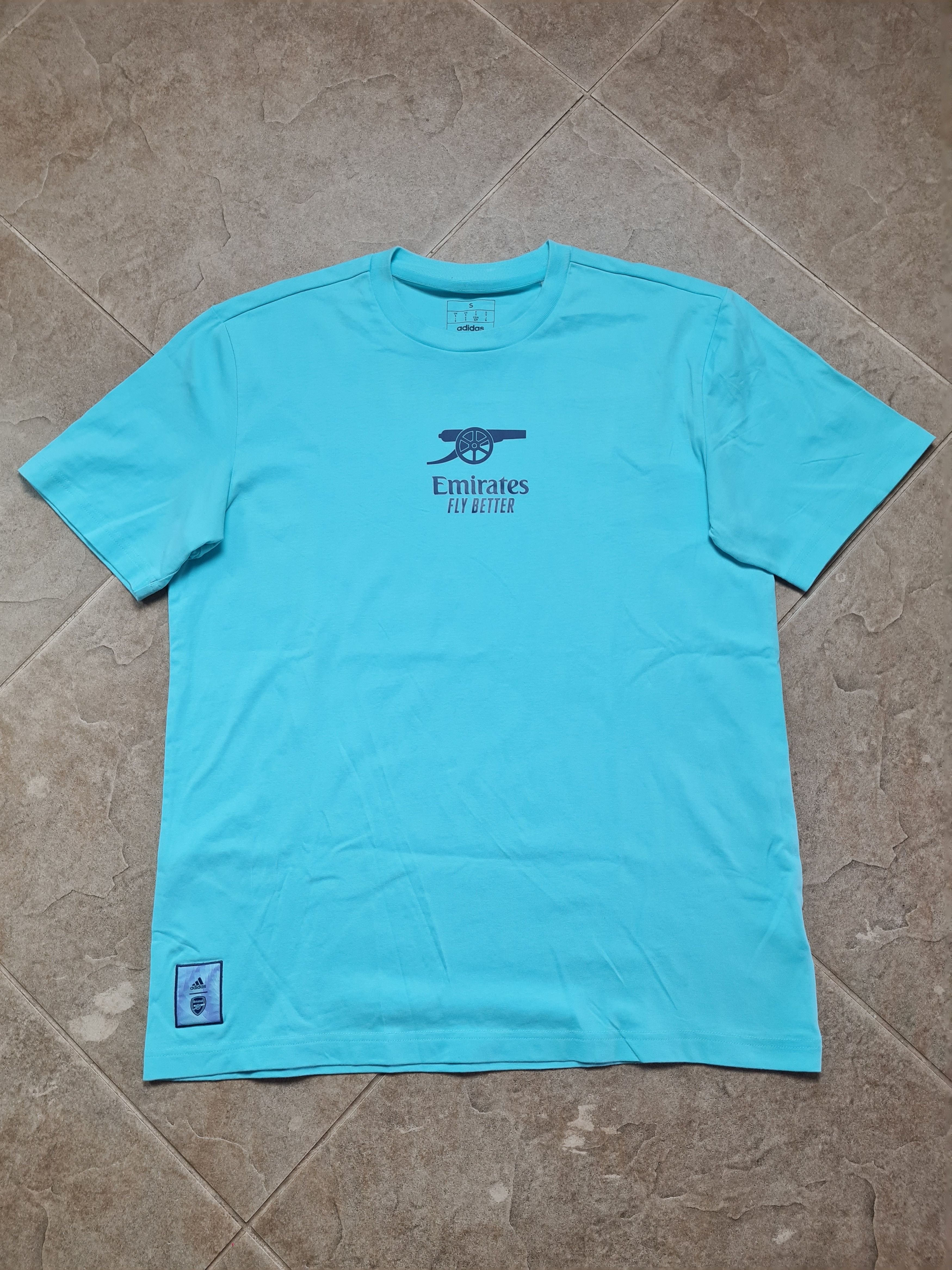 Arsenal Adidas Player Issue Travel Tshirt 23/24 Green