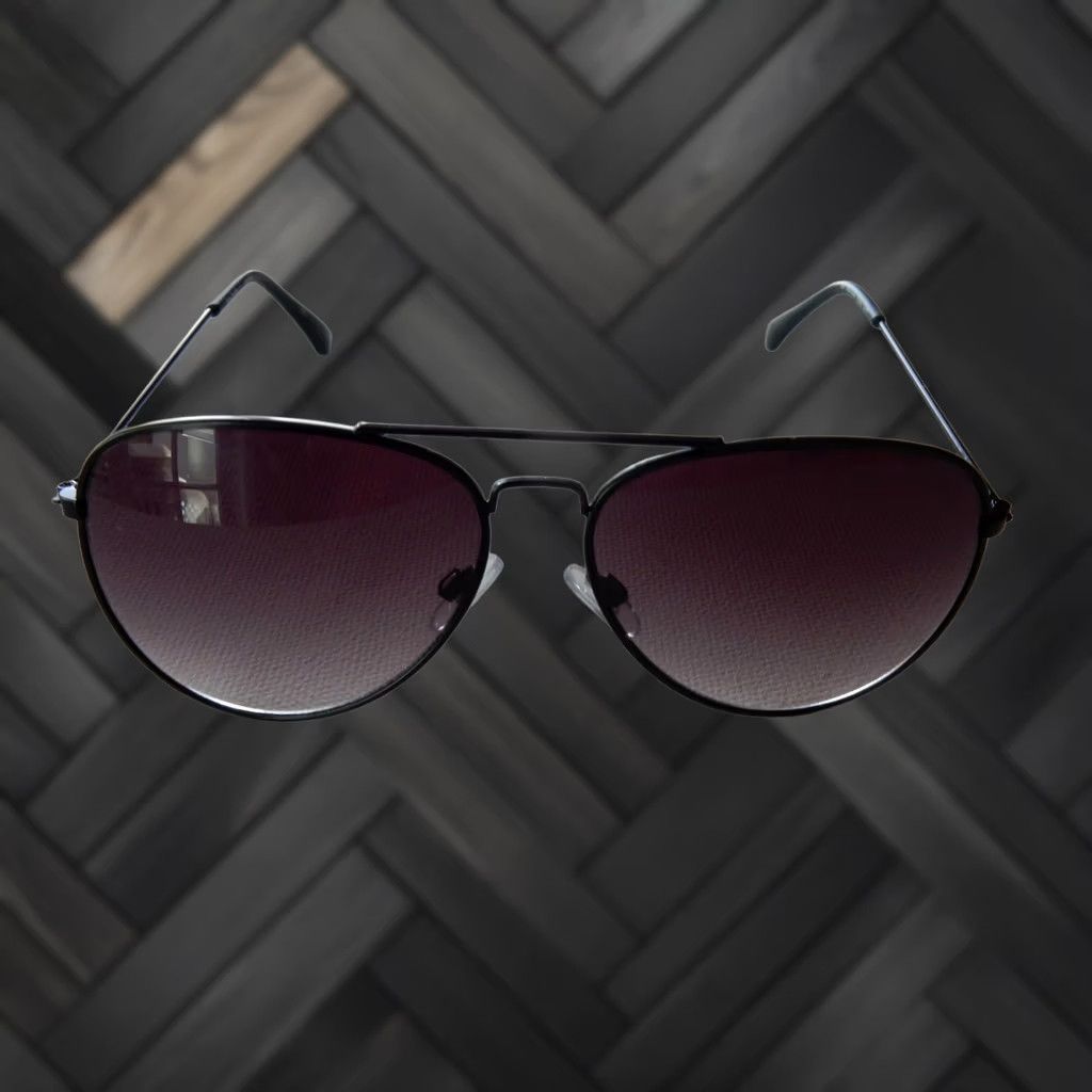 Vera Wang Vera Wang Sunglasses HYP Dot Haymarket Paisley Aviator Womens Black 90s (not applicable) Size ONE SIZE - 1 Thumbnail