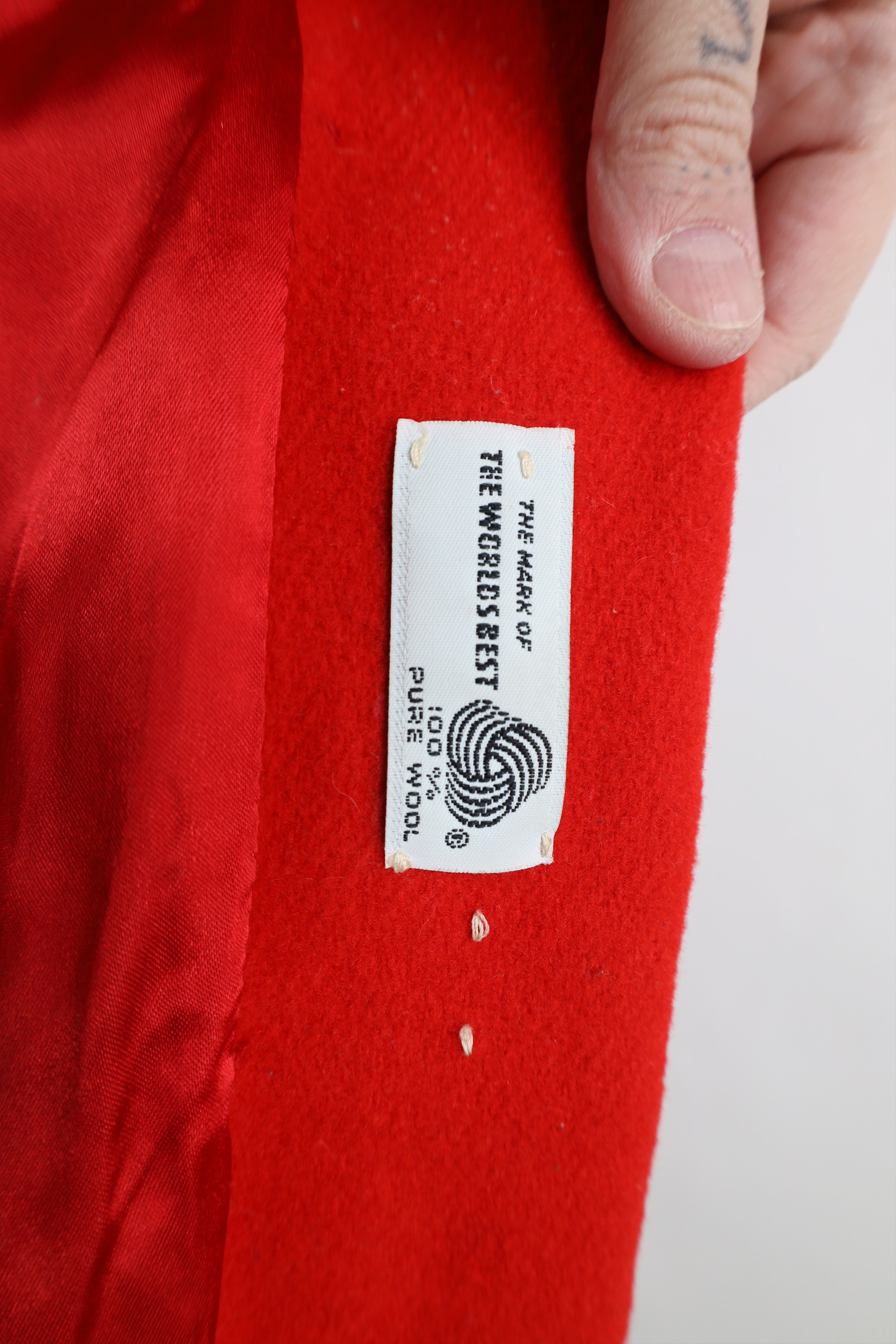 Vintage Vintage 60s 70s Streetwear Breasted Peacoat Jacket Red USA Size L / US 10 / IT 46 - 12 Thumbnail