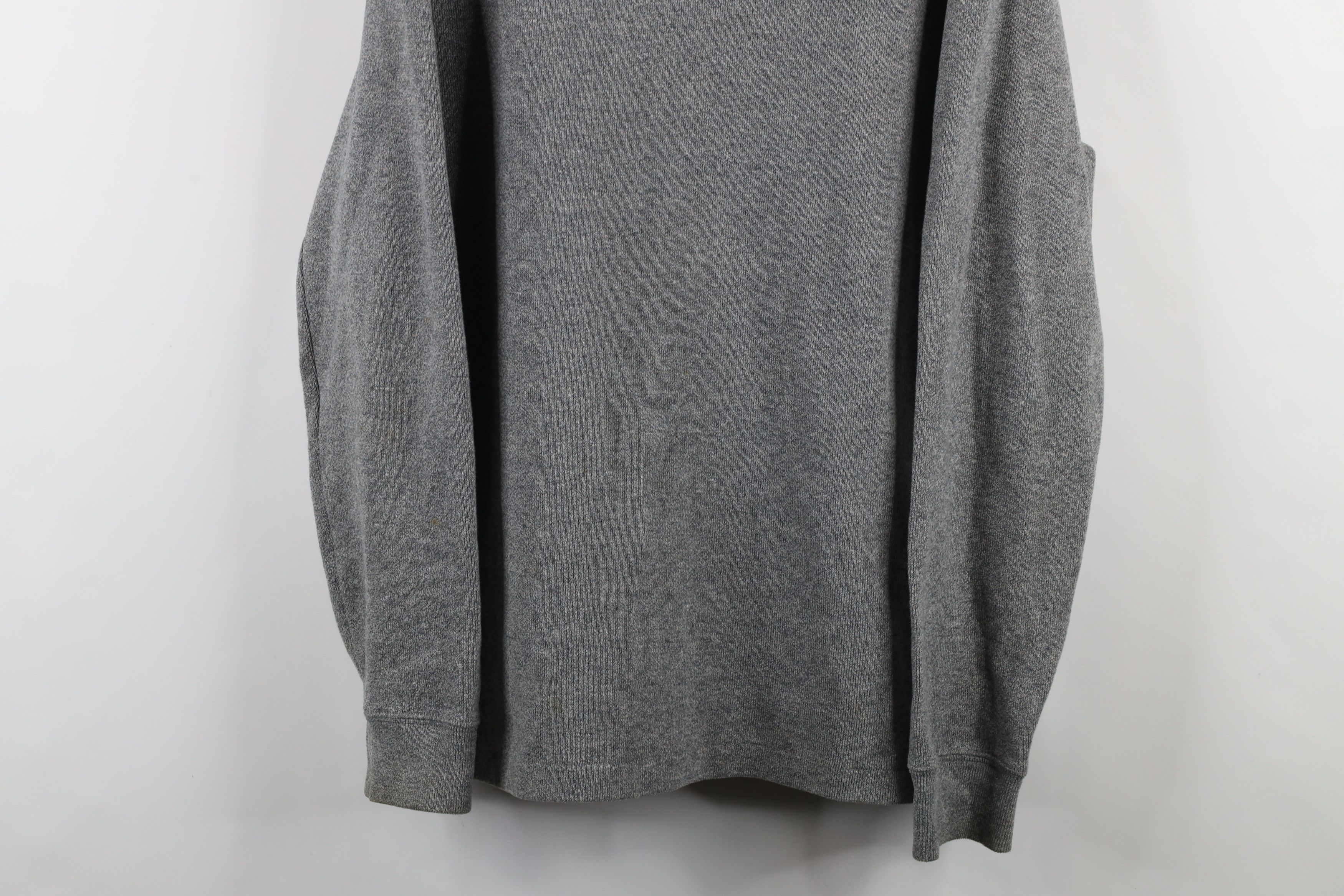 Ralph Lauren × Vintage Vintage Ralph Lauren Knit Half Zip Pullover Sweater Gray Size US L / EU 52-54 / 3 - 3 Thumbnail