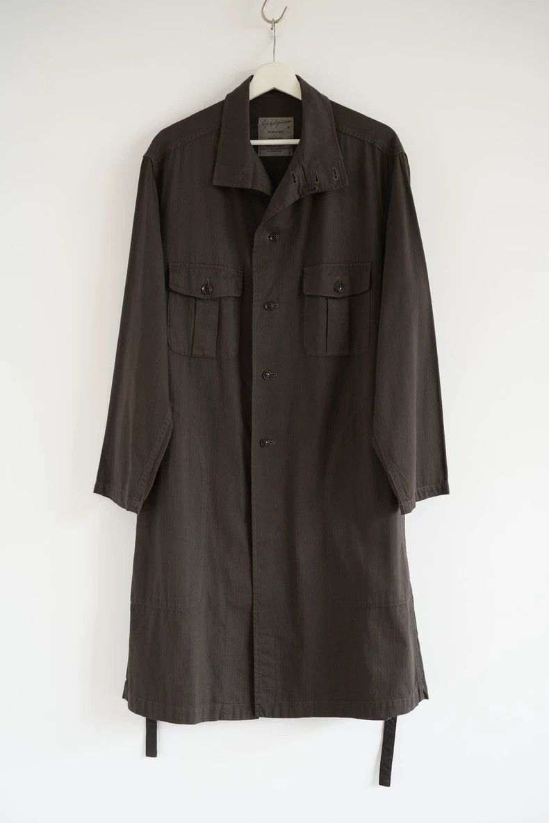 Yohji Yamamoto yohji yamamoto17. Dead Wood Brown Belt Coat 2503-Nextarrow Size US M / EU 48-50 / 2 - 1 Thumbnail