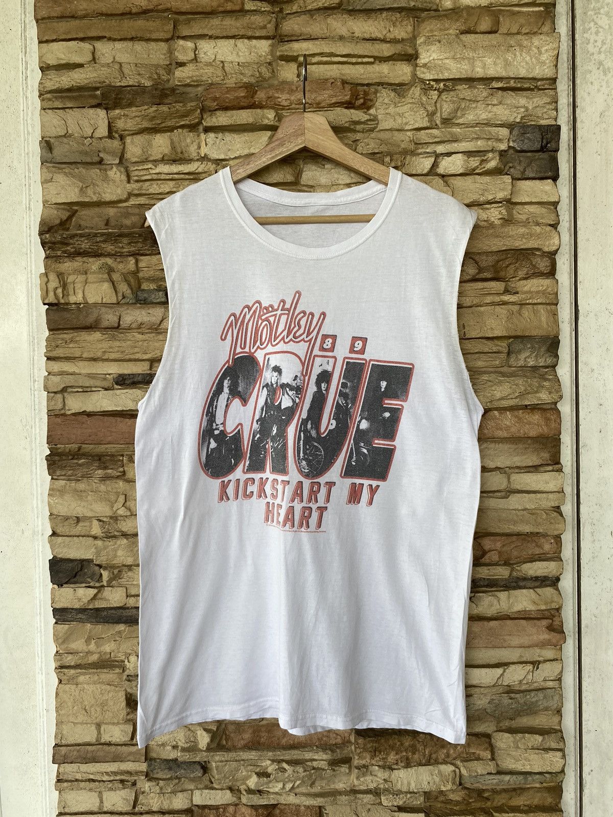 Band Tees Rare Motley Crue “Kickstart My Heart” Sleeveless Singlet Size US M / EU 48-50 / 2 - 1 Thumbnail