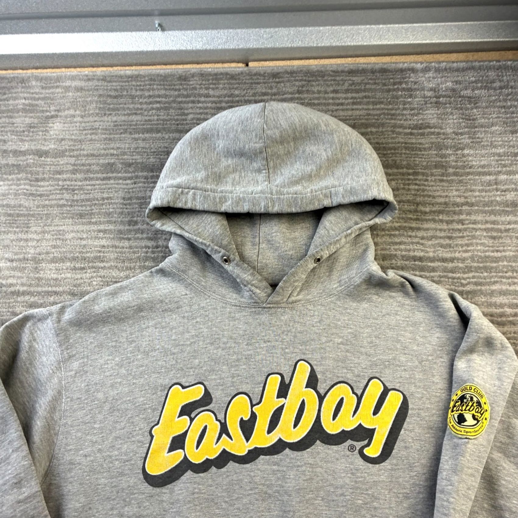 Vintage VINTAGE Eastbay Hoodie Mens M Gray Mail Order Catalog Y2K Size US M / EU 48-50 / 2 - 3 Thumbnail